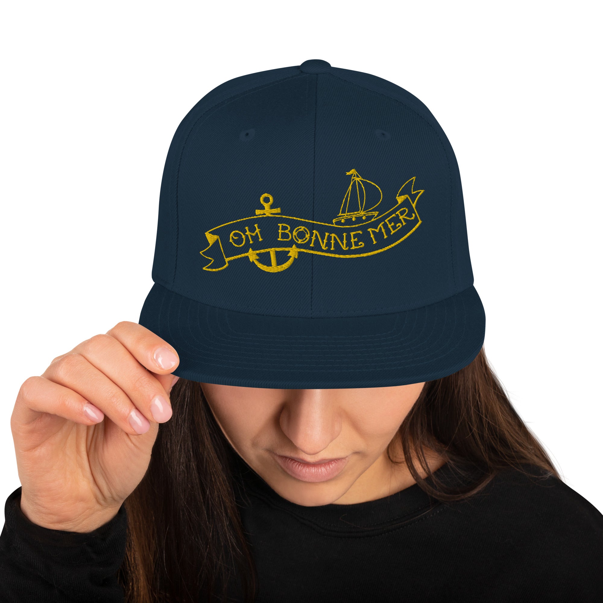 Casquette Snapback Wool Blend Oh Bonne Mer Tattoo Gold