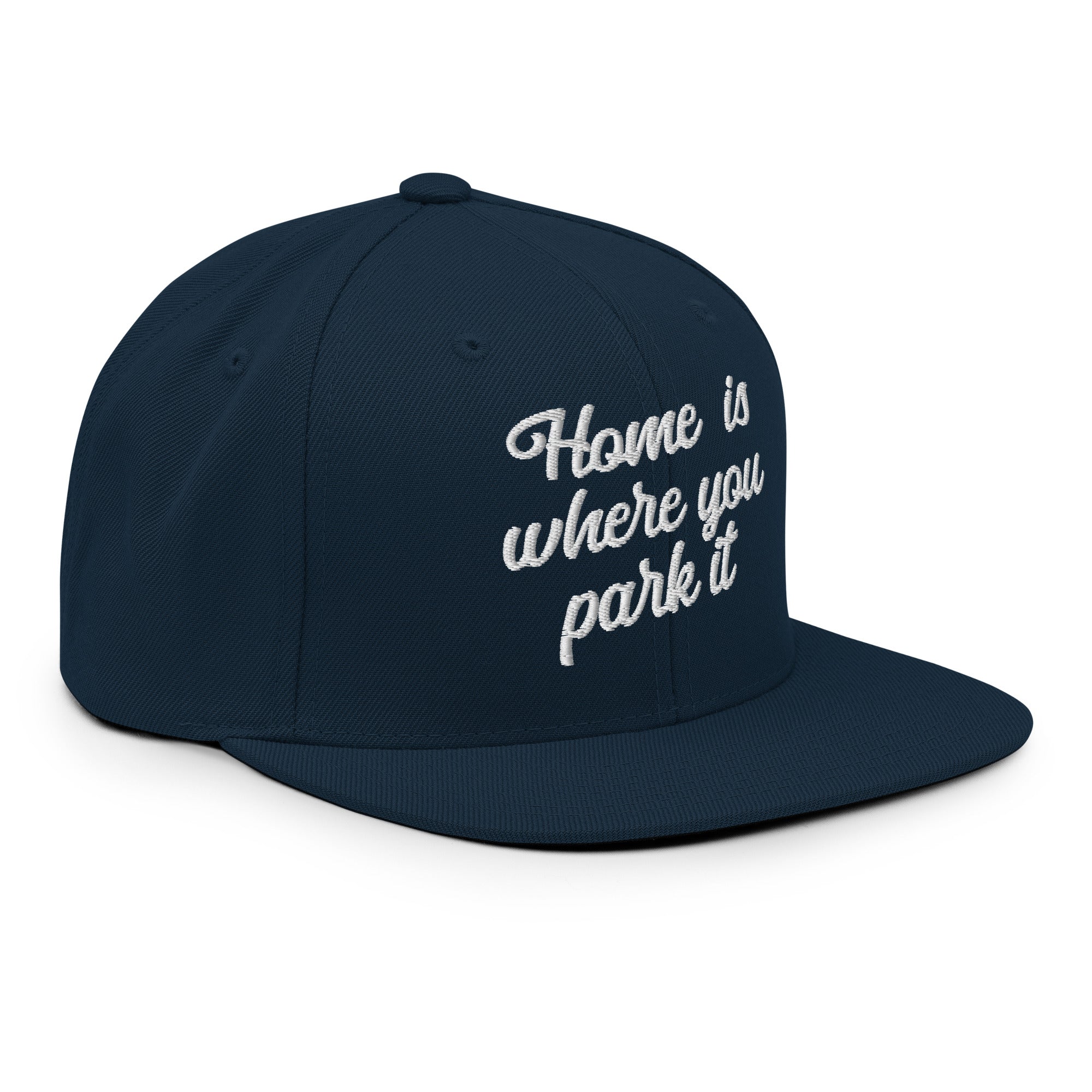 Casquette Snapback Wool Blend Home is where you park it