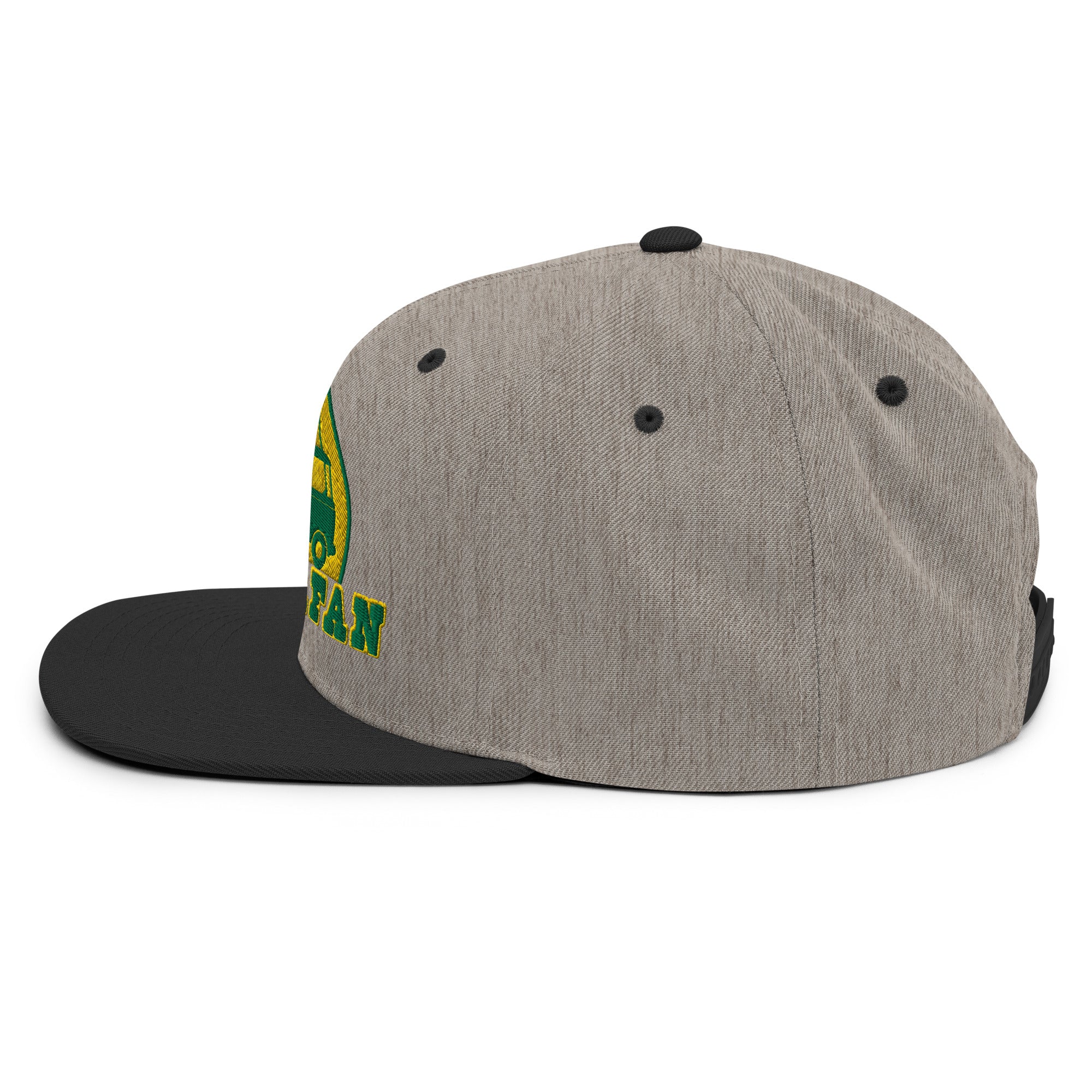 Casquette Snapback Wool Blend bicolore Camperfan green/yellow