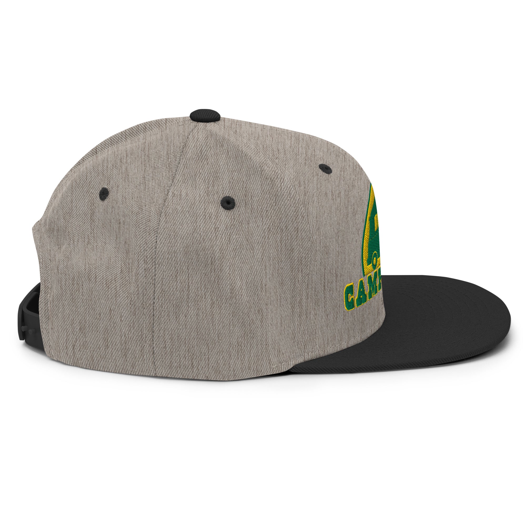 Casquette Snapback Wool Blend bicolore Camperfan green/yellow