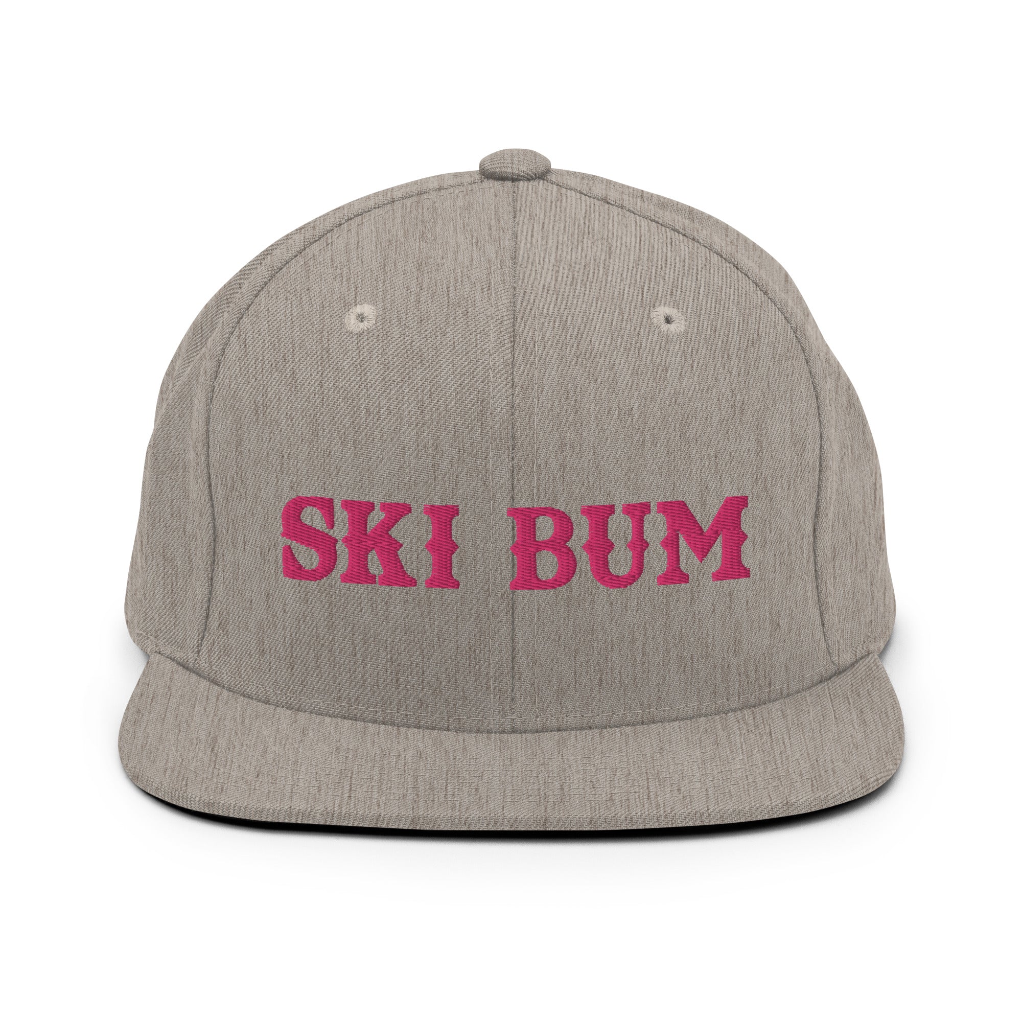 Casquette Snapback Wool Blend Ski Bum Flamingo
