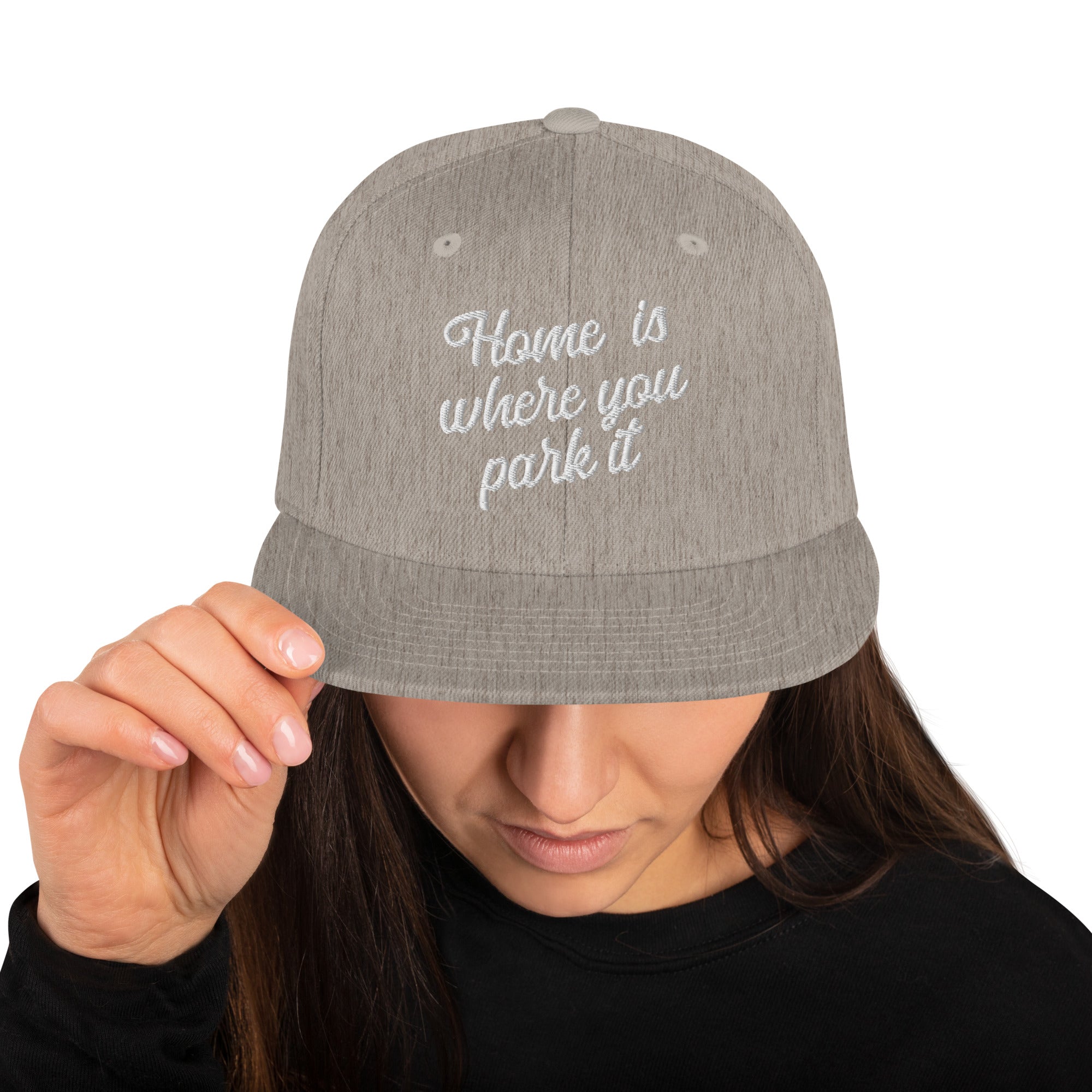 Casquette Snapback Wool Blend Home is where you park it