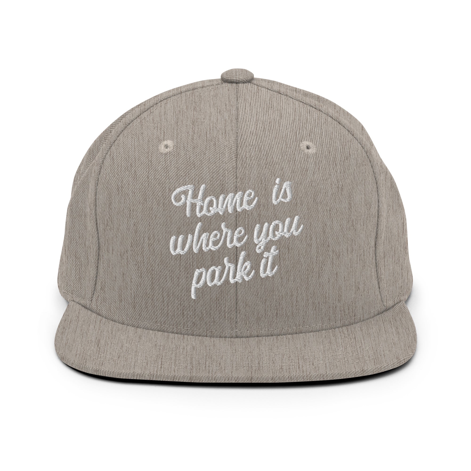 Casquette Snapback Wool Blend Home is where you park it