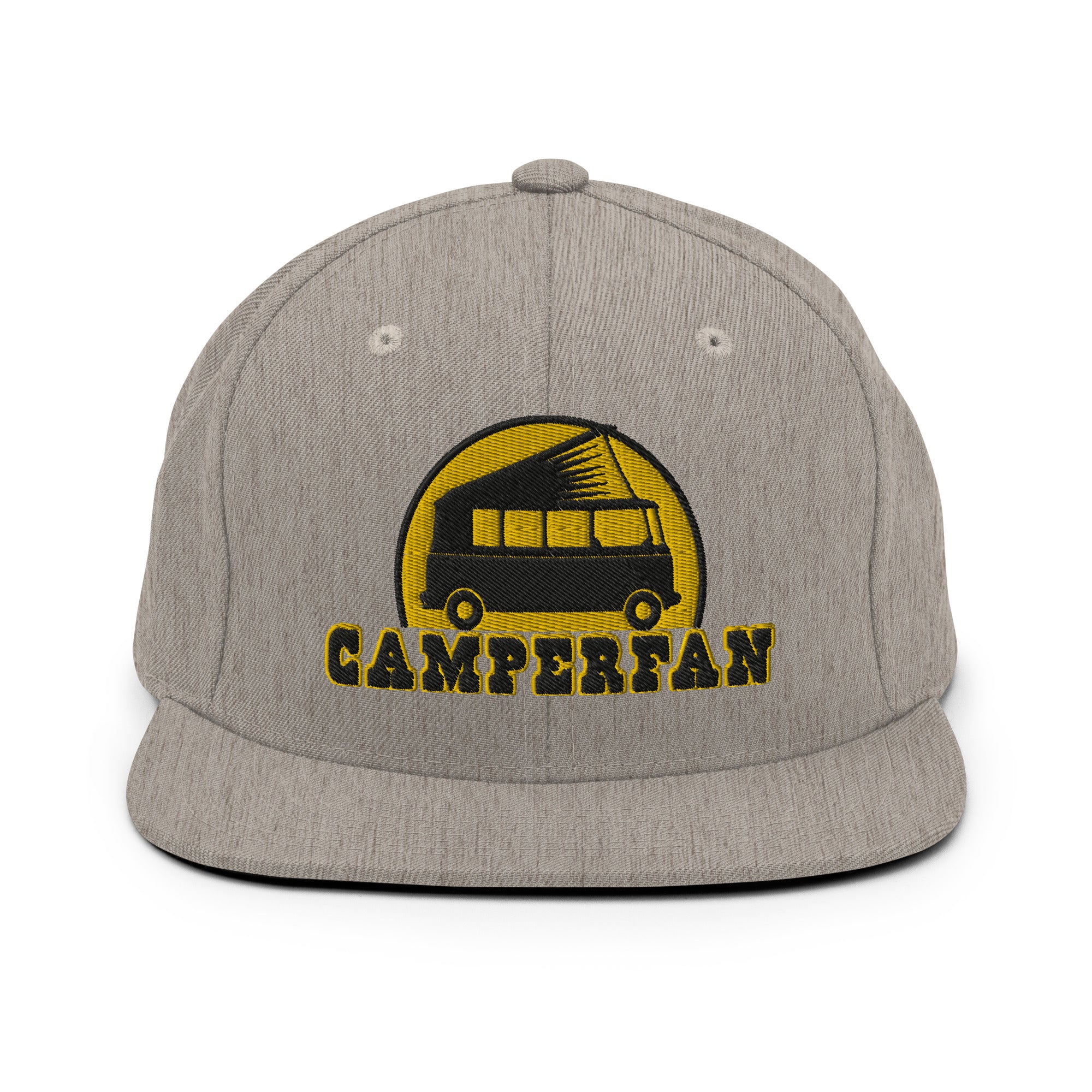Casquette Snapback Wool Blend Camperfan black/yellow
