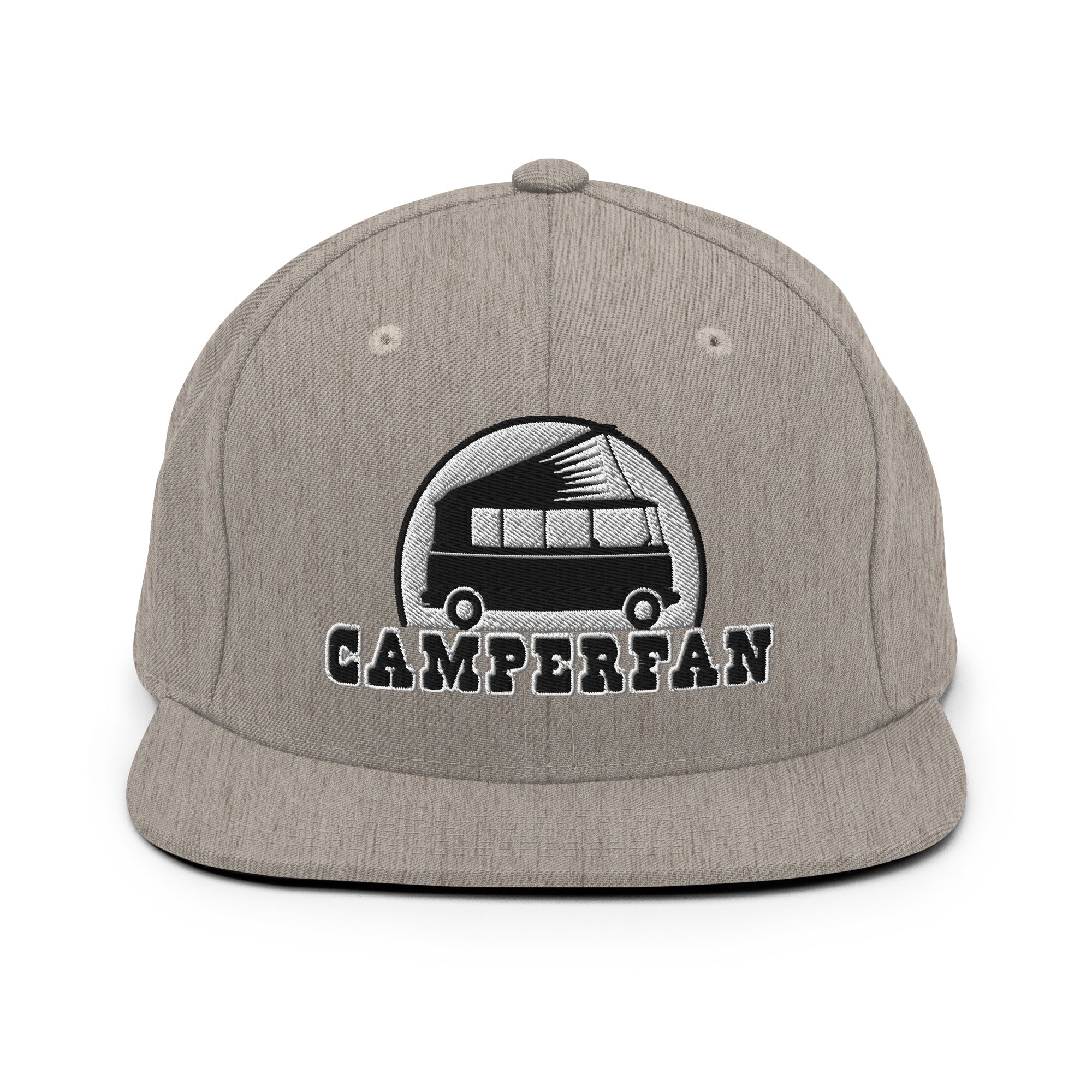 Casquette Snapback Wool Blend Camperfan white/black