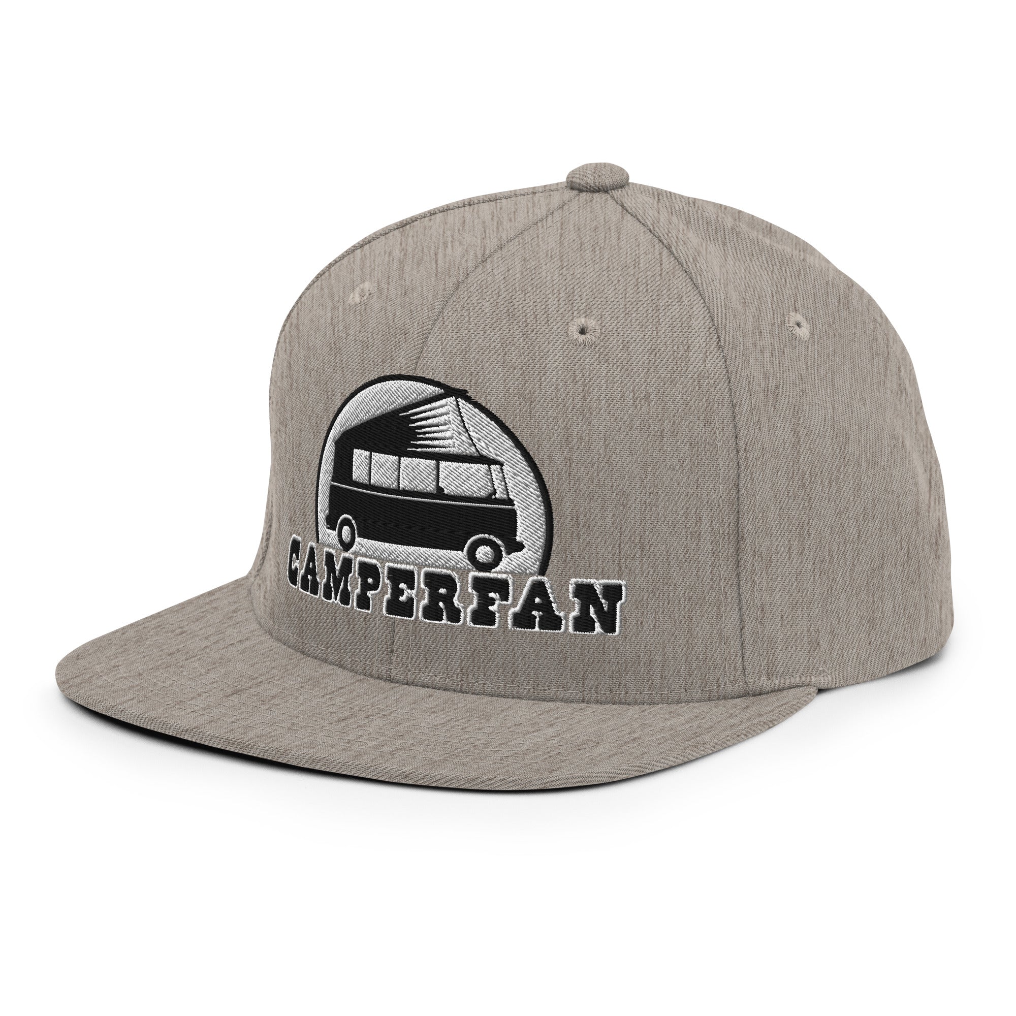 Casquette Snapback Wool Blend Camperfan white/black