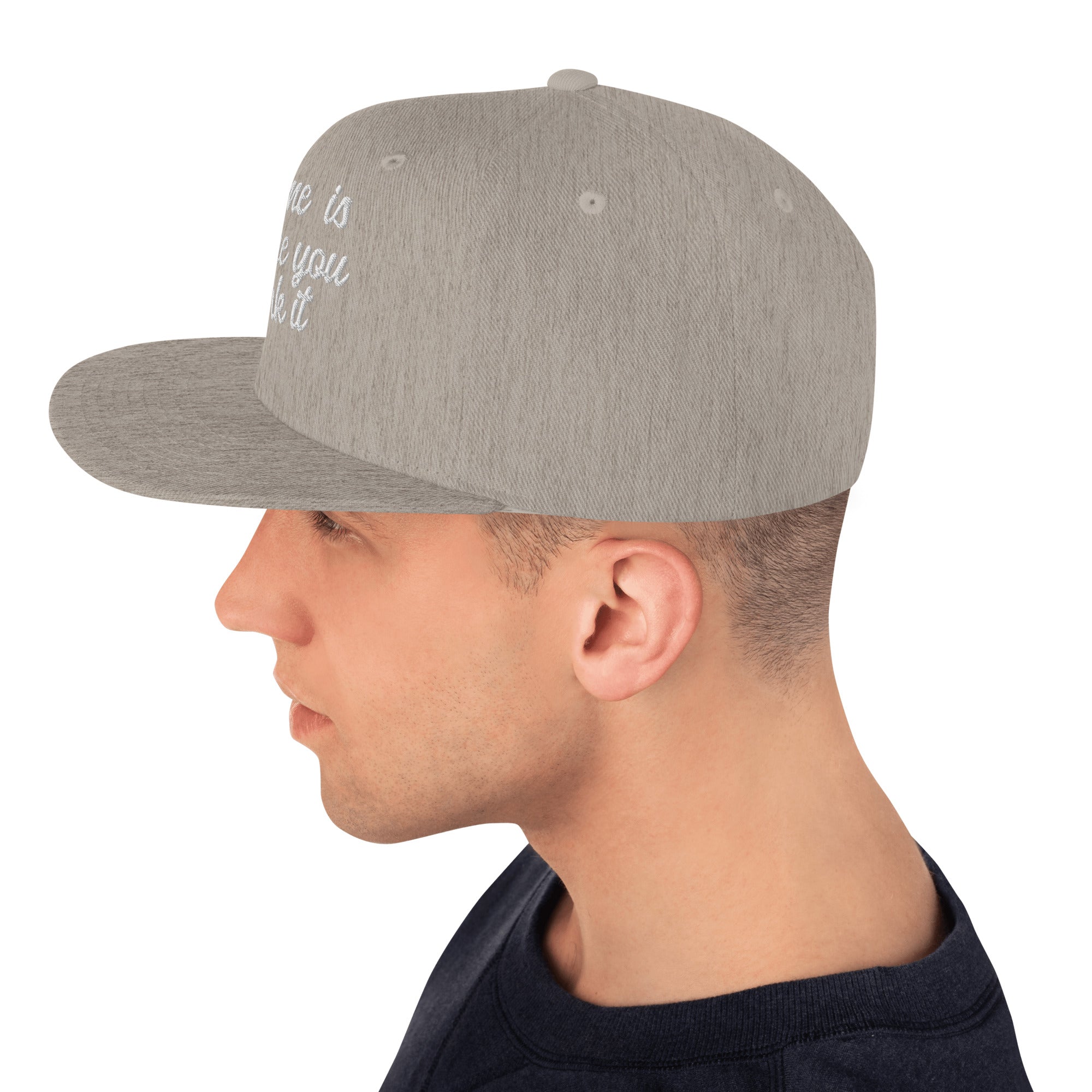 Casquette Snapback Wool Blend Home is where you park it