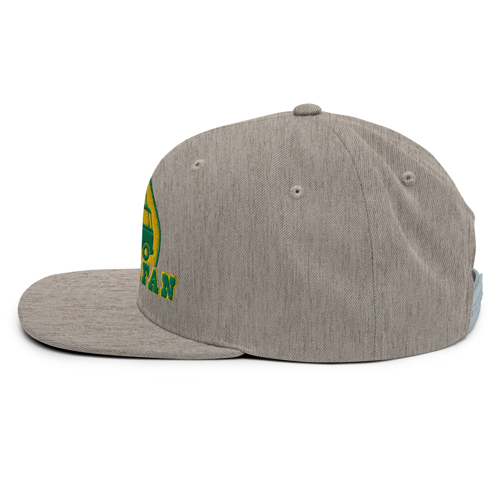 Casquette Snapback Wool Blend Camperfan green/yellow