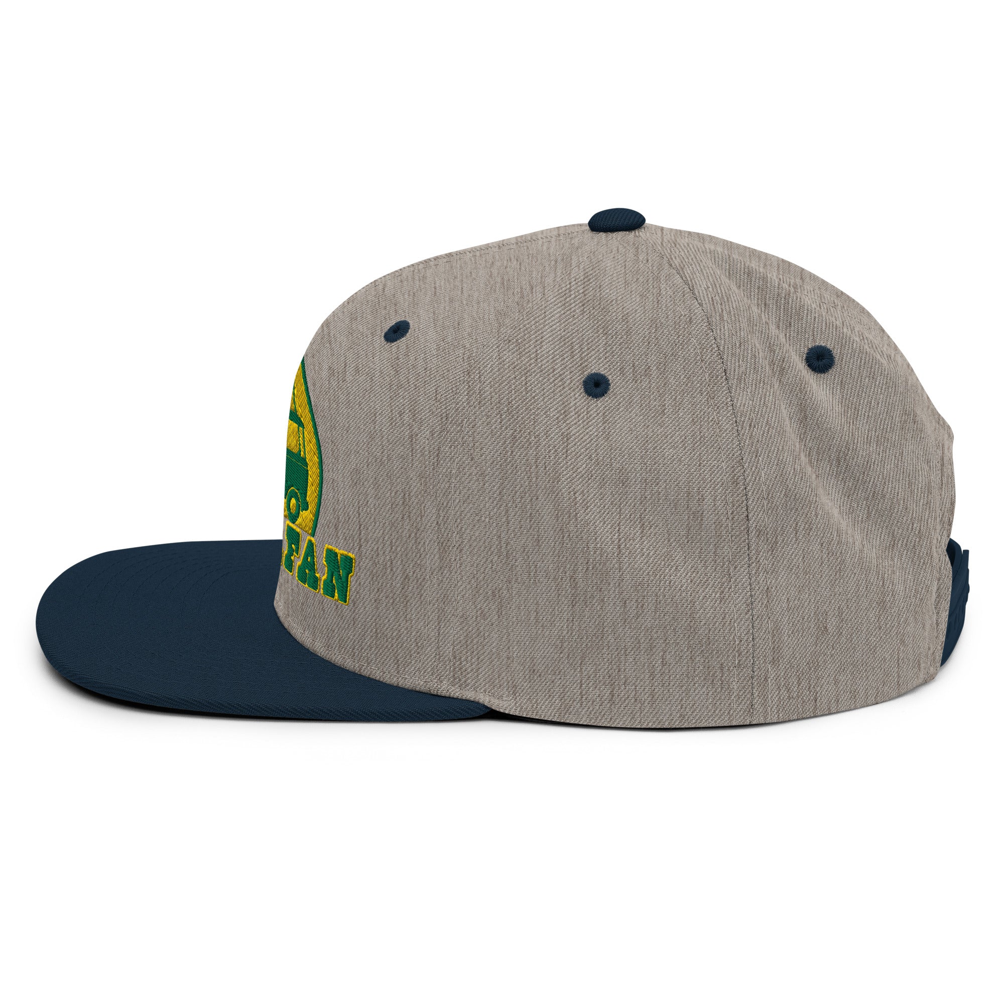 Casquette Snapback Wool Blend bicolore Camperfan green/yellow
