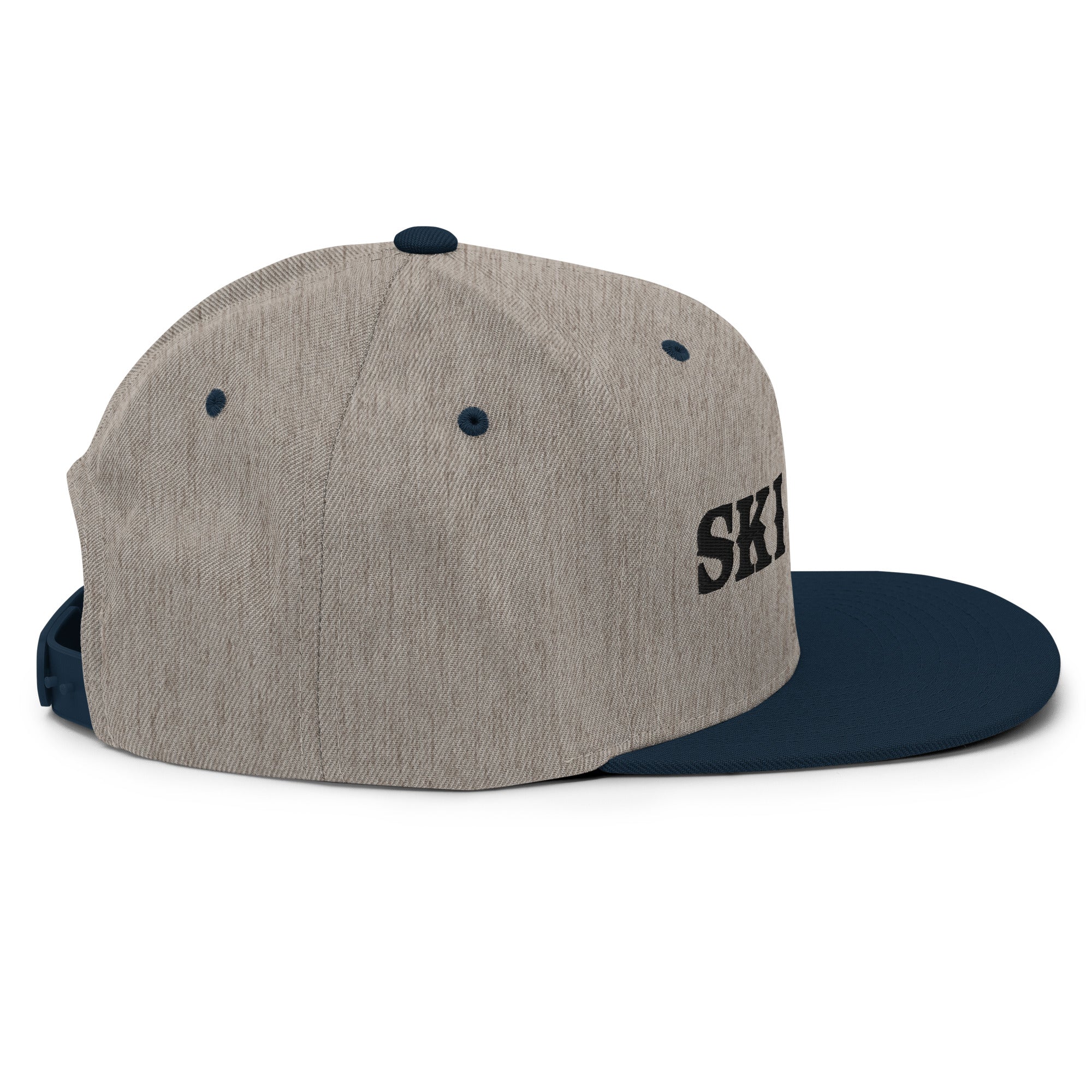 Casquette Snapback Wool Blend bicolore Ski Bum Black