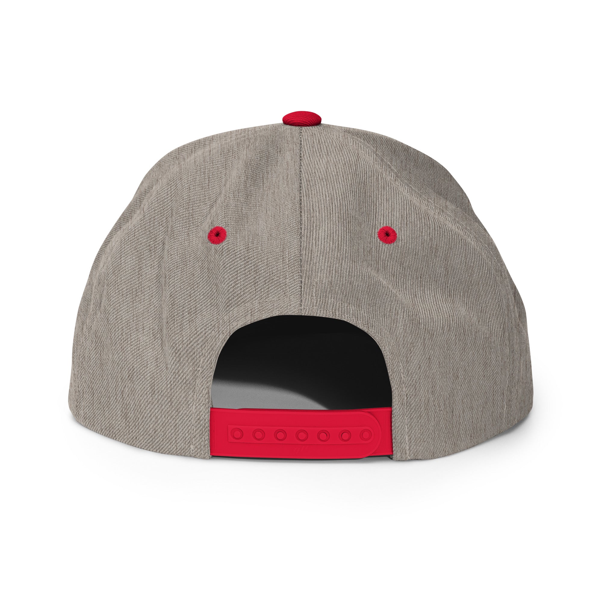 Casquette Snapback Wool Blend bicolore Make Bouillabaisse Not War Red