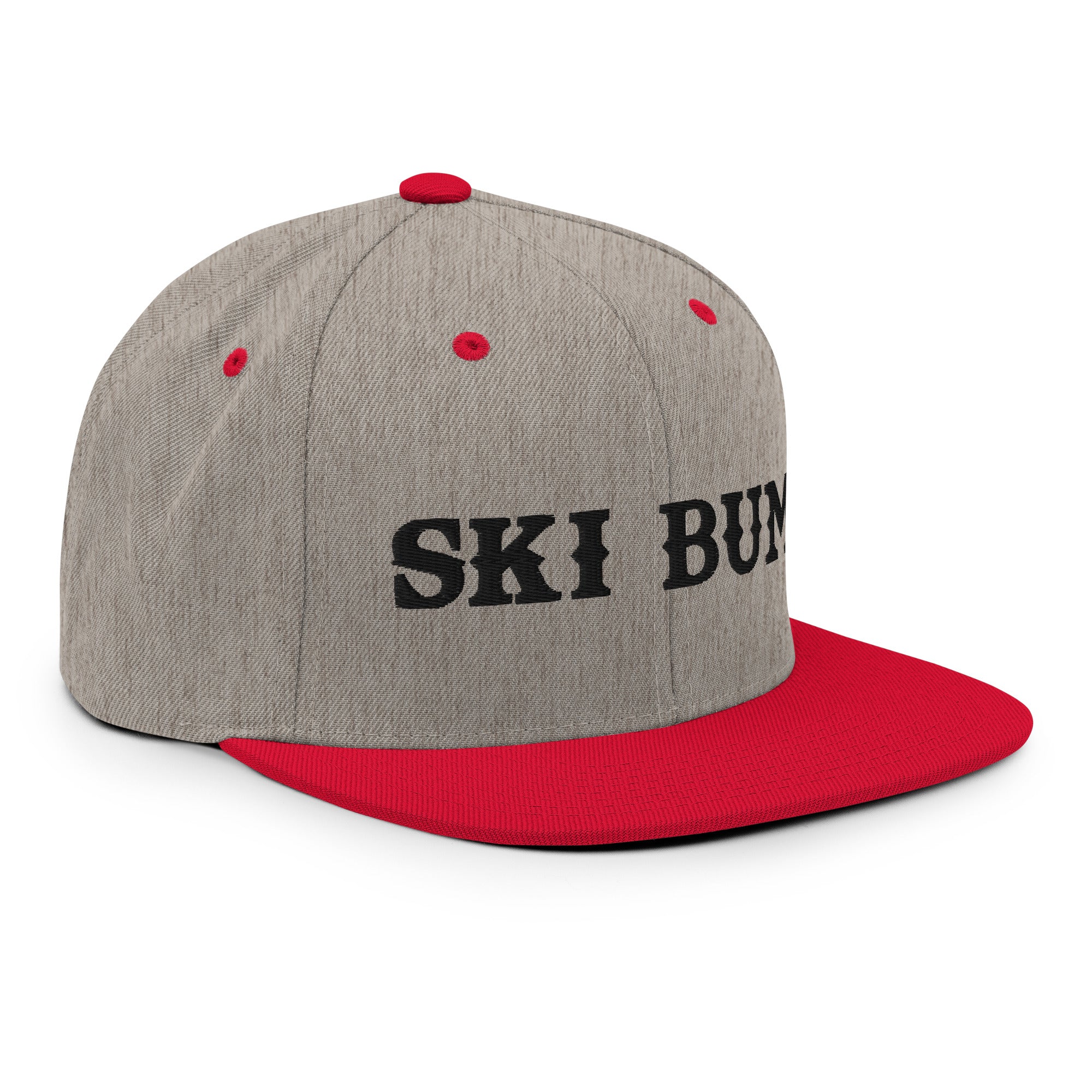 Casquette Snapback Wool Blend bicolore Ski Bum Black