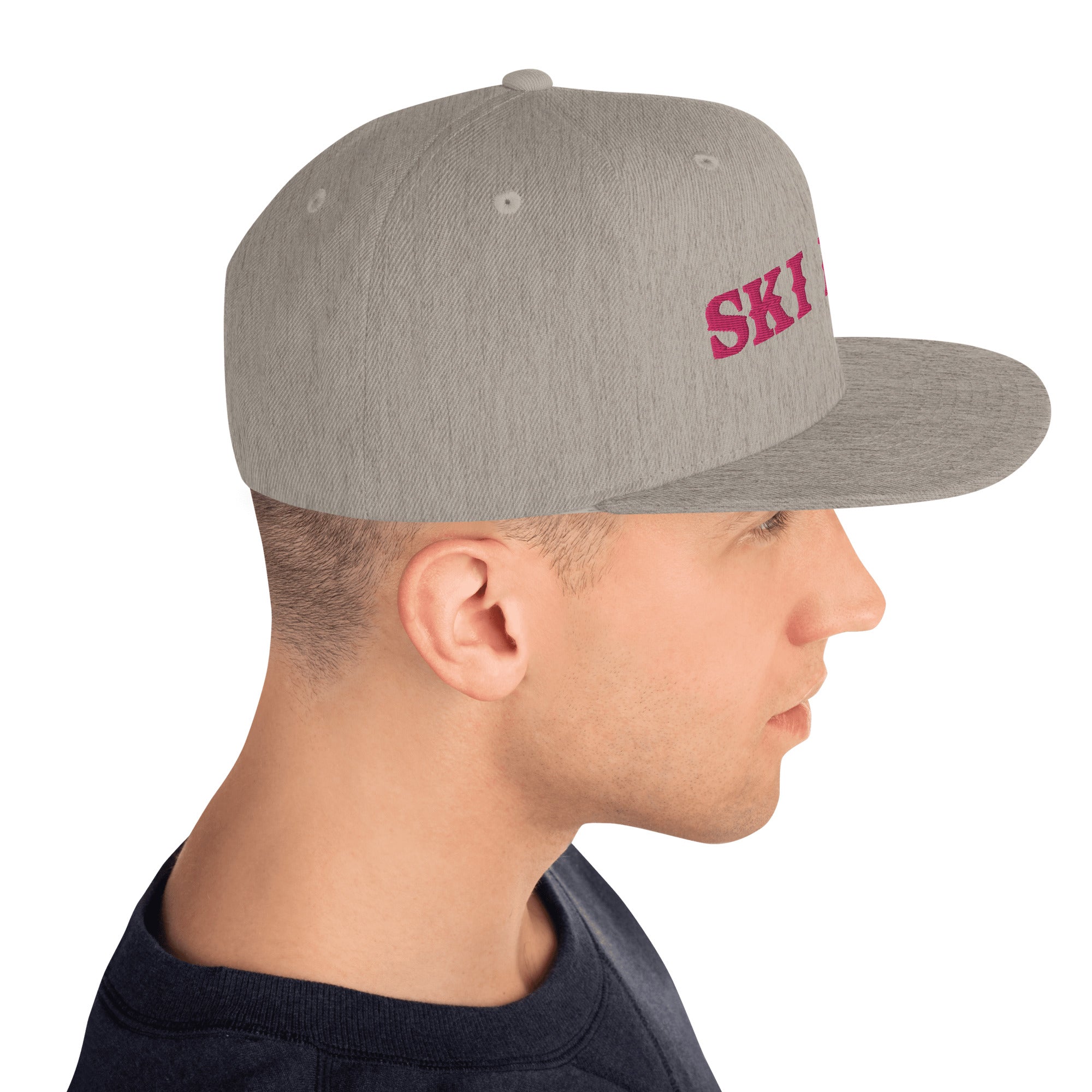 Casquette Snapback Wool Blend Ski Bum Flamingo