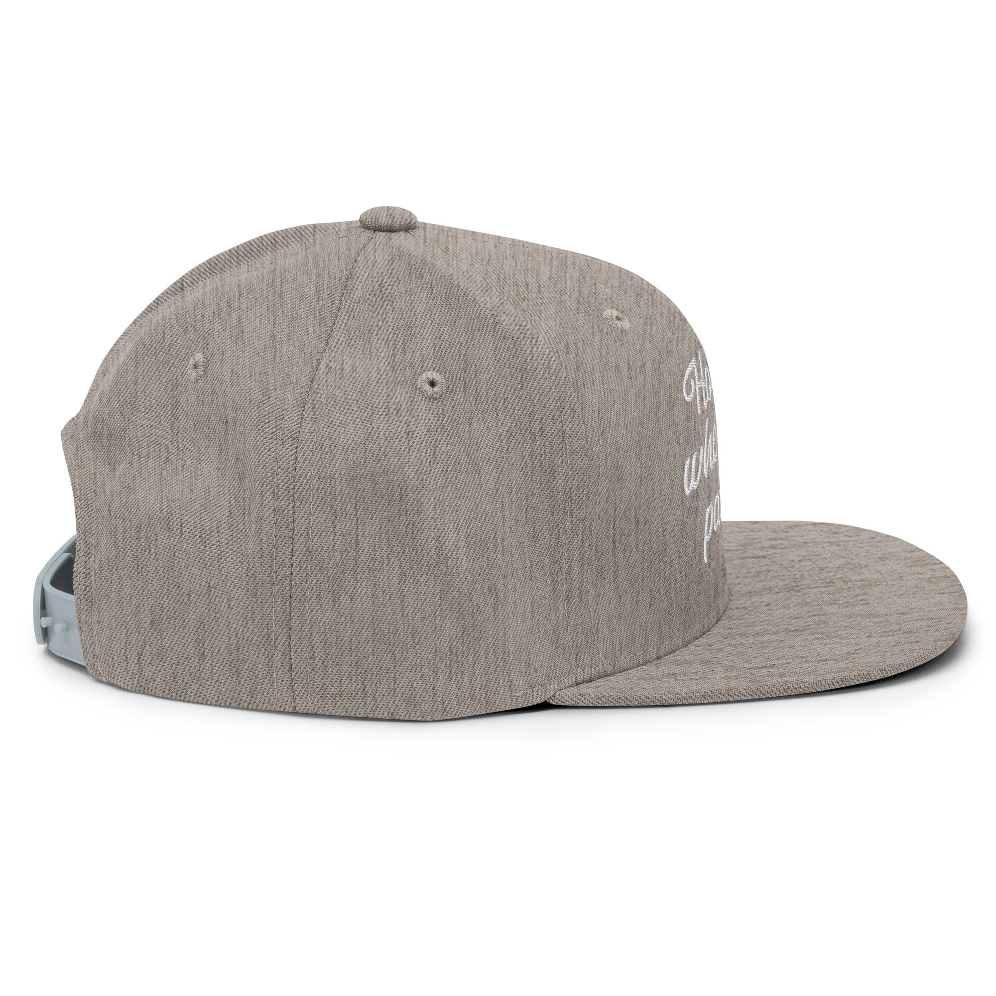 Casquette Snapback Wool Blend Home is where you park it