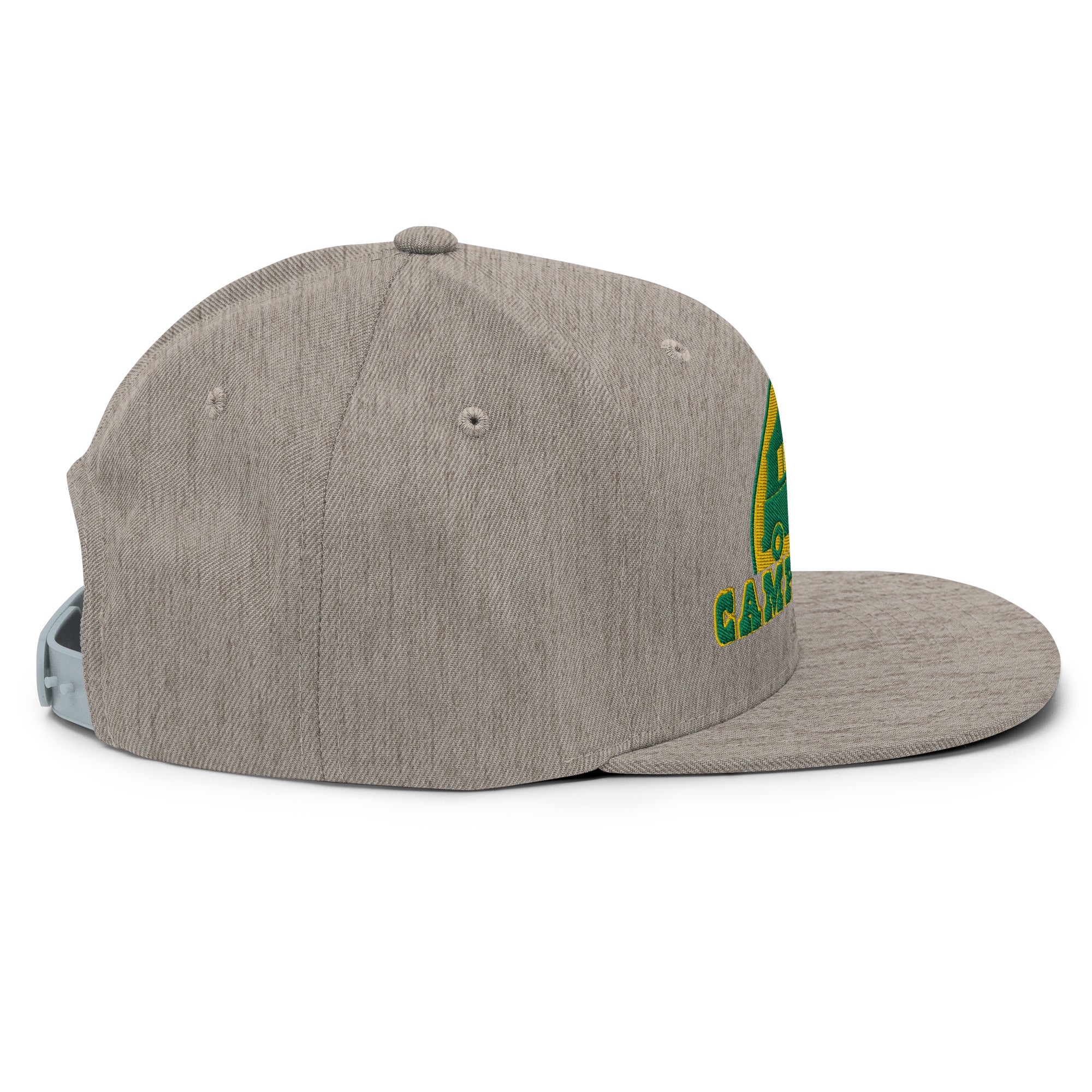 Casquette Snapback Wool Blend Camperfan green/yellow