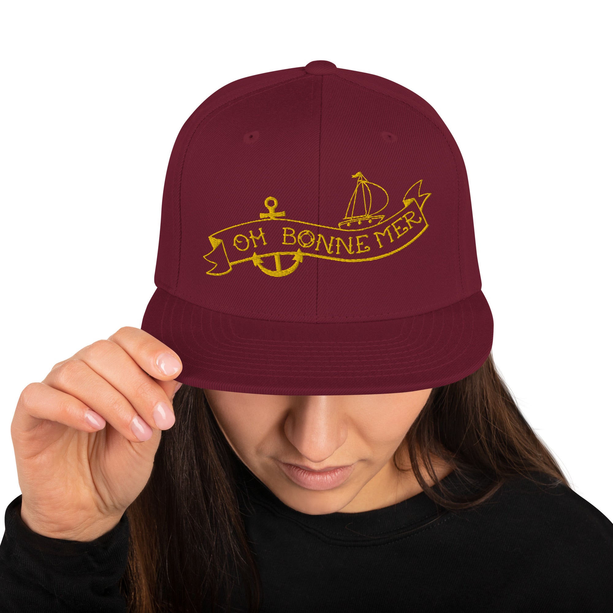 Casquette Snapback Wool Blend Oh Bonne Mer Tattoo Gold