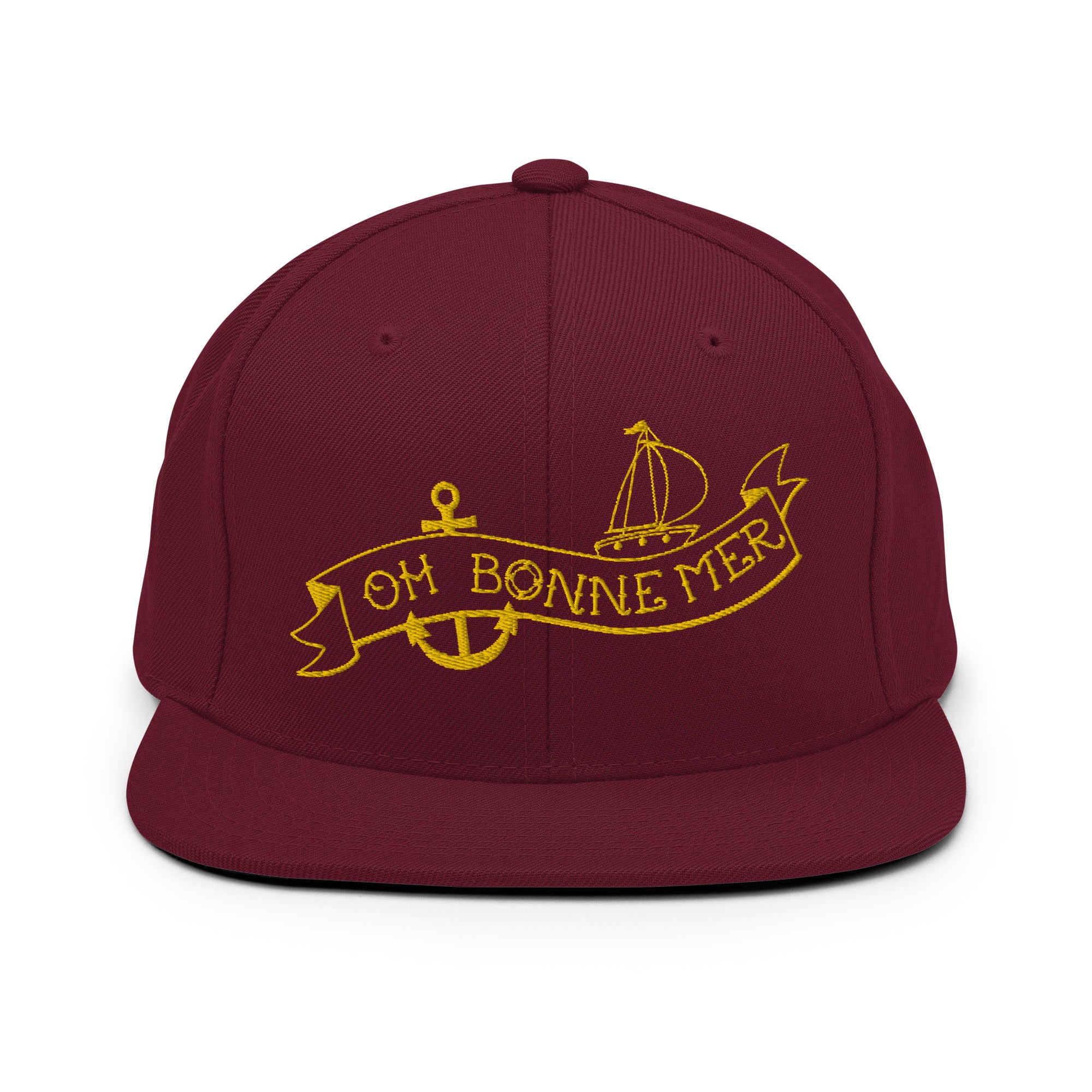 Casquette Snapback Wool Blend Oh Bonne Mer Tattoo Gold