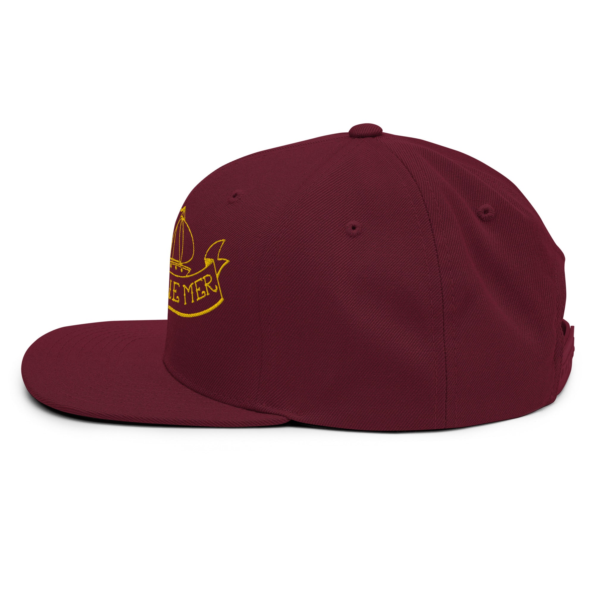 Casquette Snapback Wool Blend Oh Bonne Mer Tattoo Gold