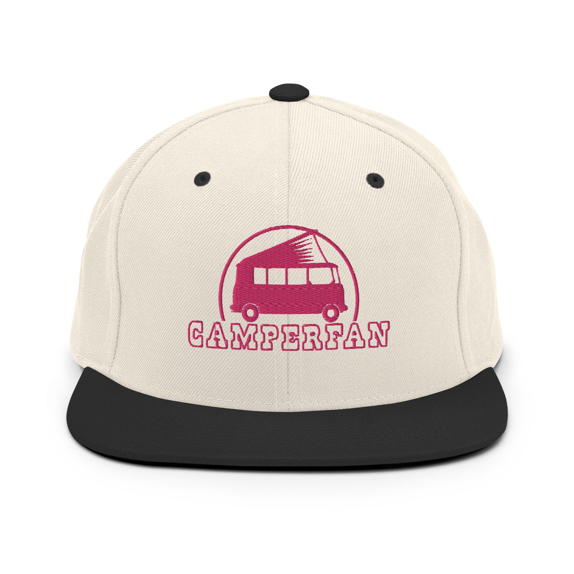Casquette Snapback Wool Blend bicolore Camperfan flamingo