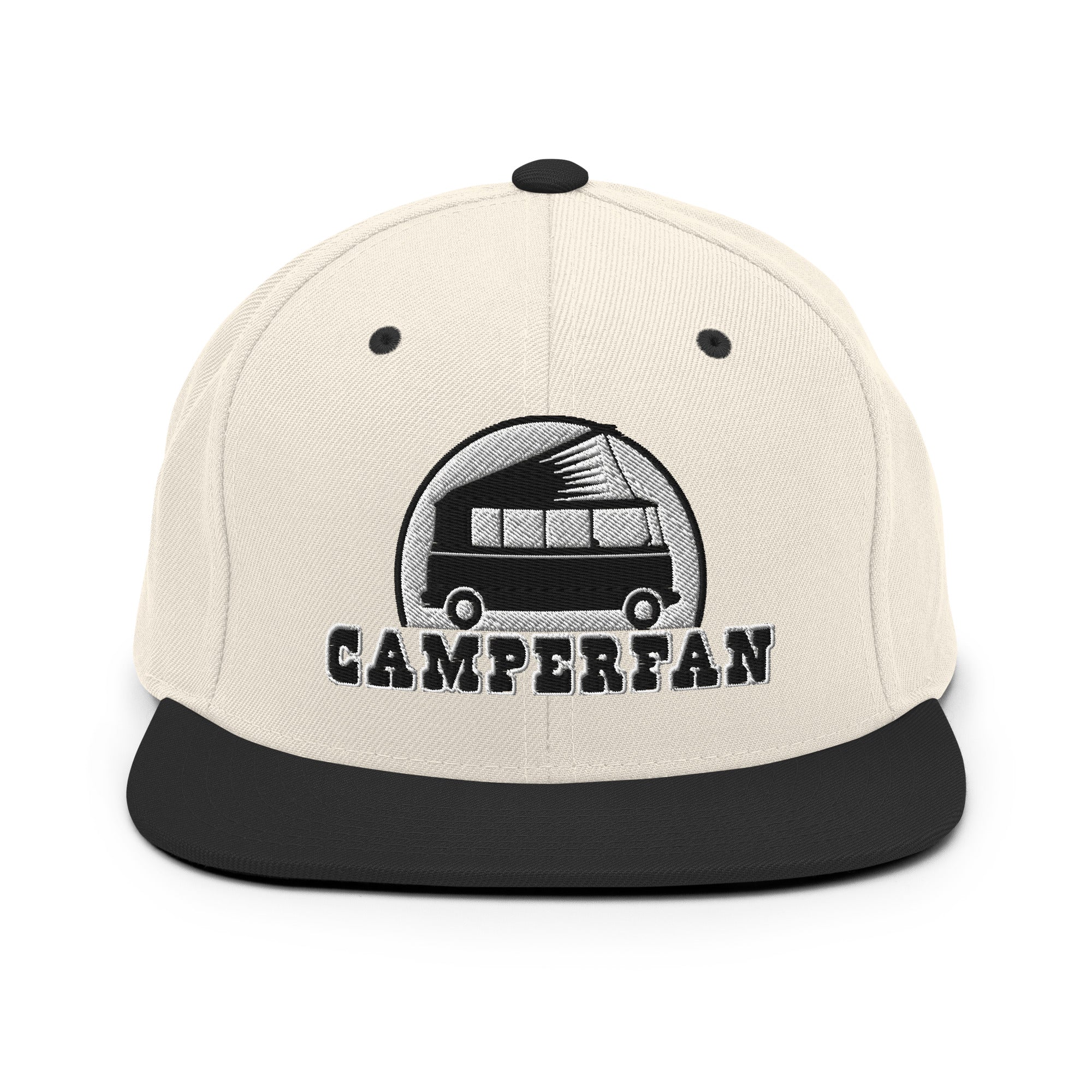 Casquette Snapback Wool Blend Camperfan white/black