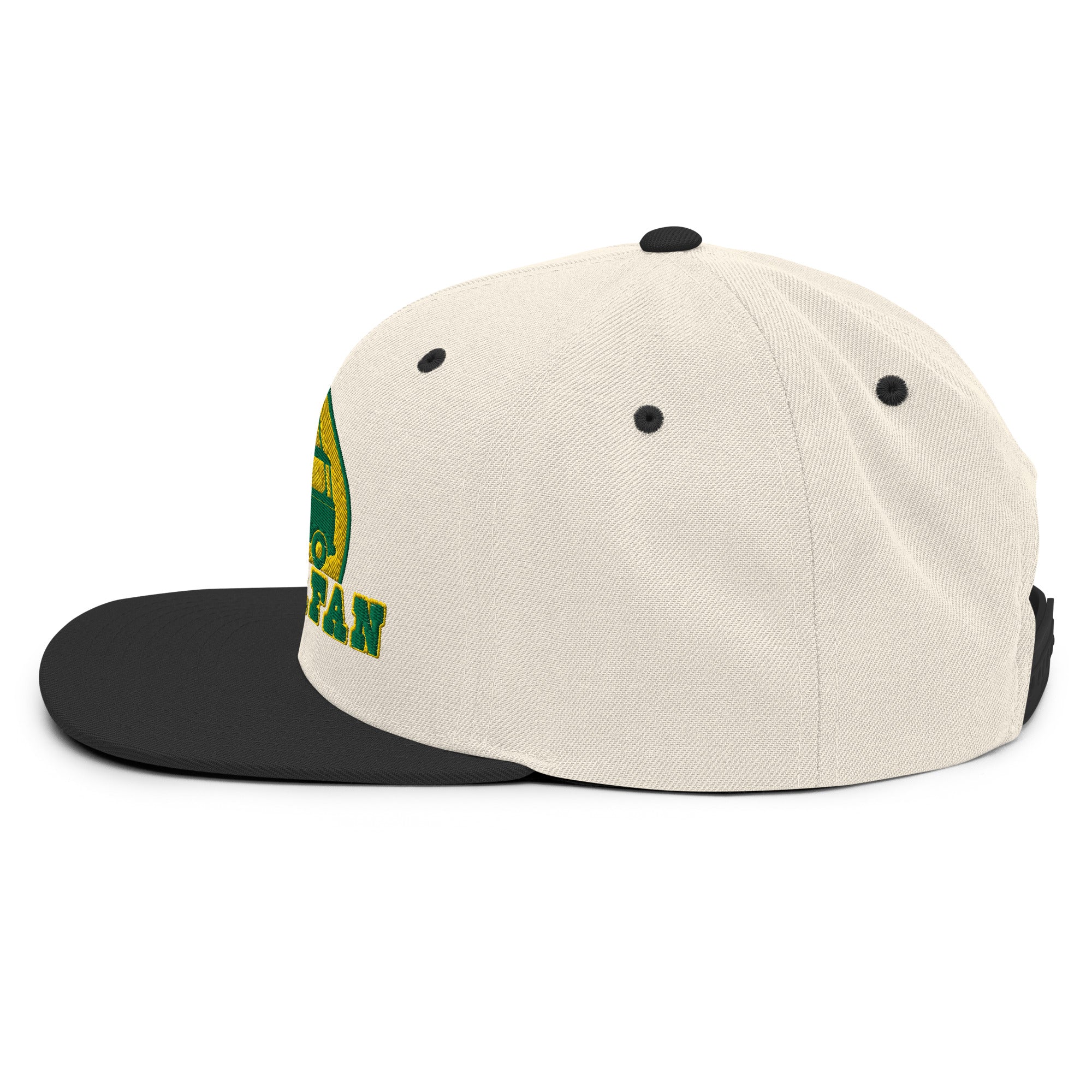Casquette Snapback Wool Blend bicolore Camperfan green/yellow