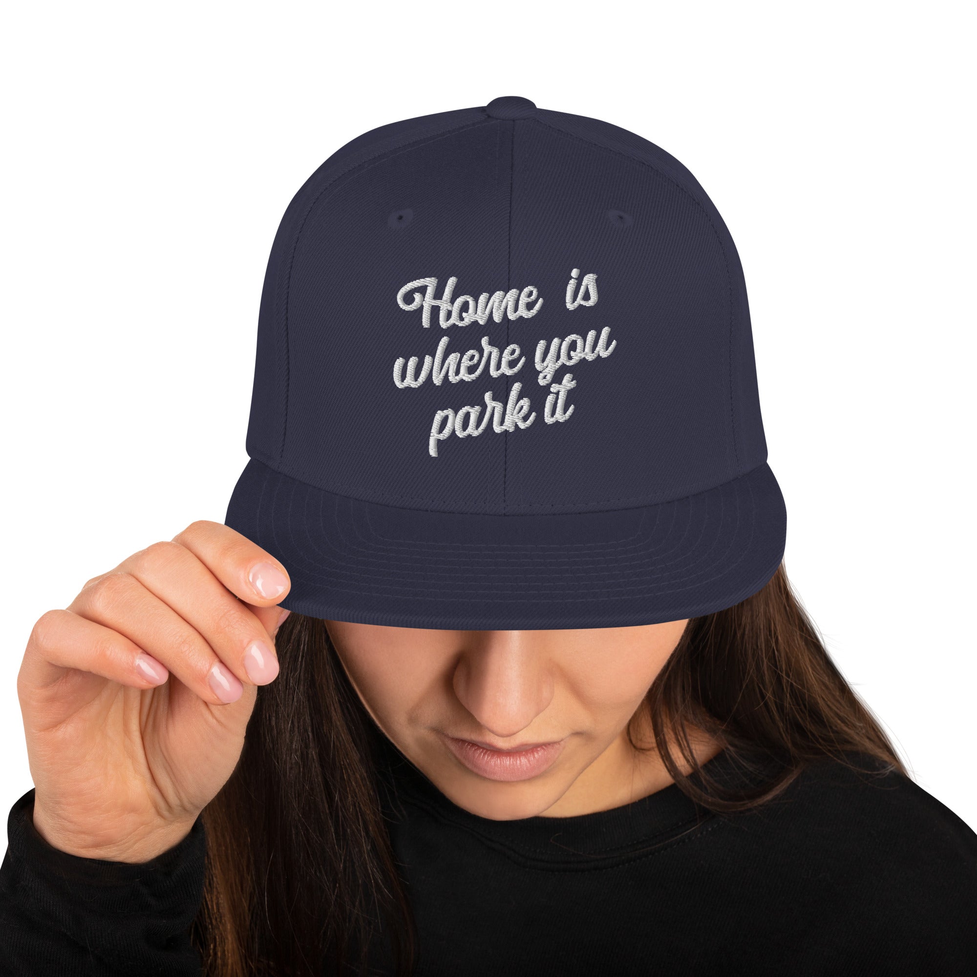 Casquette Snapback Wool Blend Home is where you park it