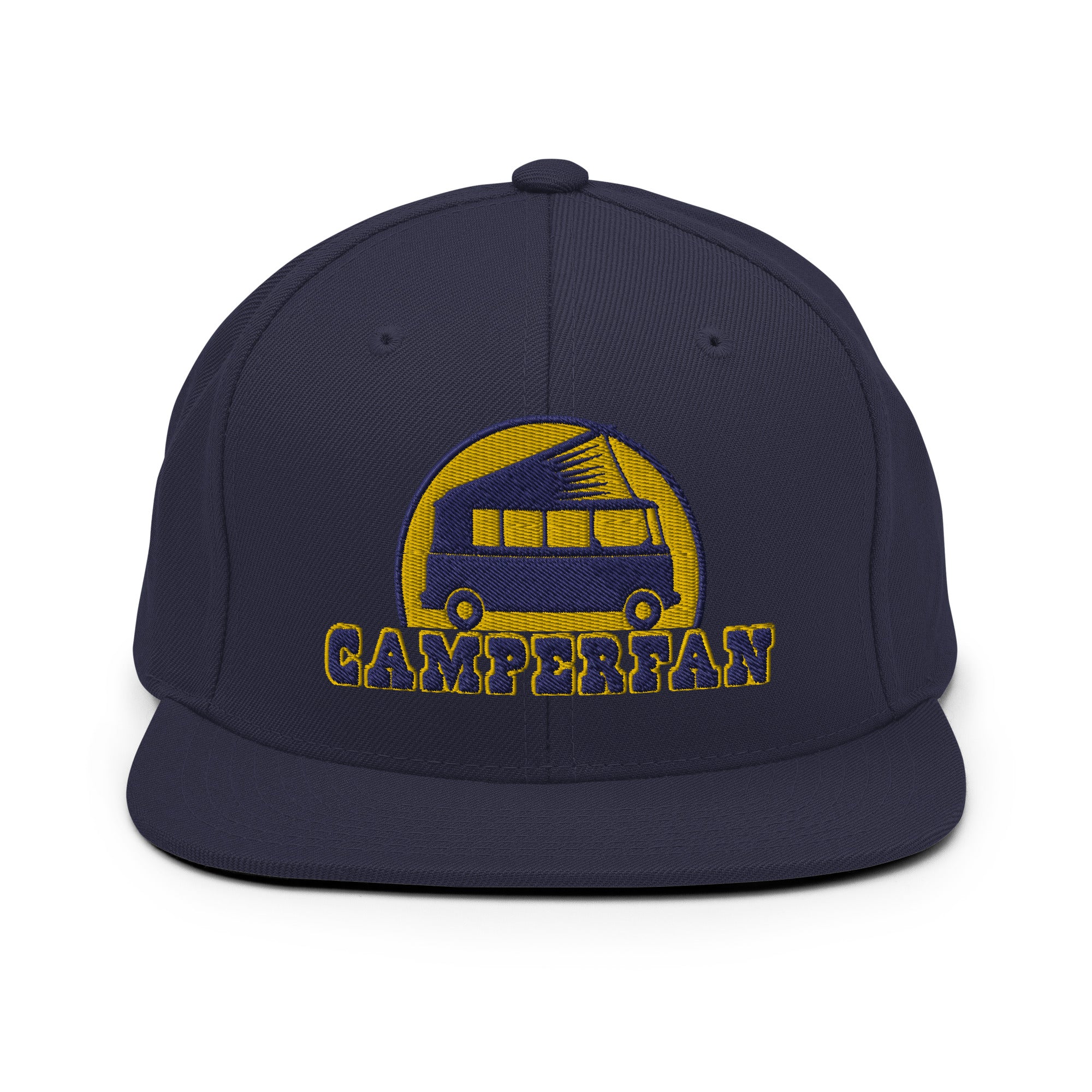 Casquette Snapback Wool Blend Camperfan navy/yellow