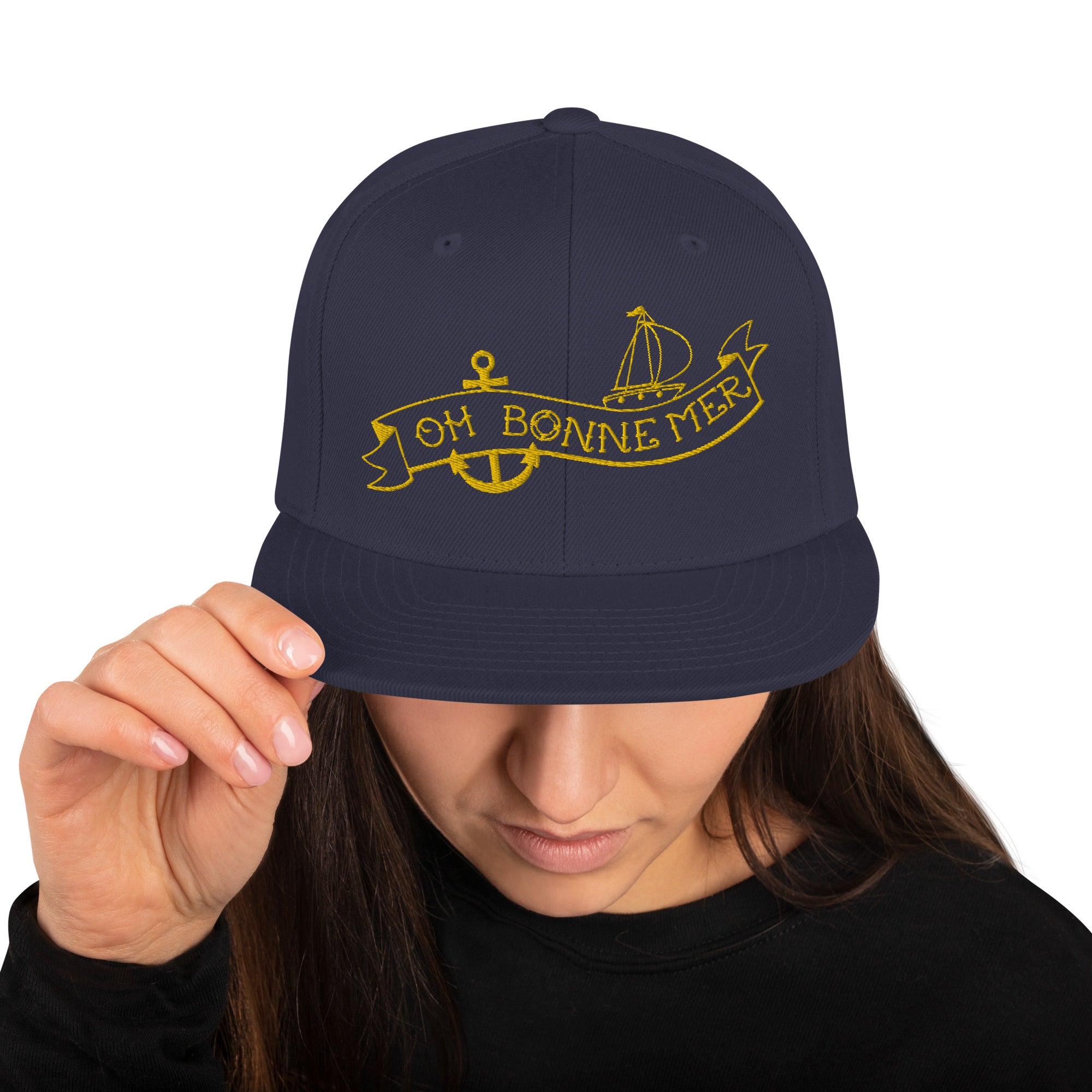 Casquette Snapback Wool Blend Oh Bonne Mer Tattoo Gold