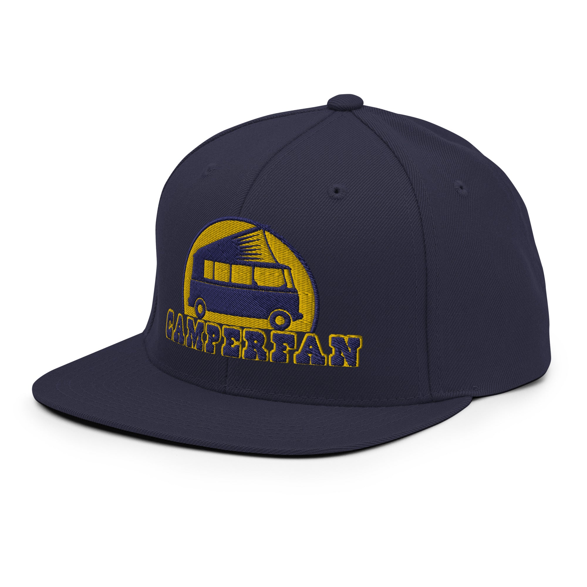 Casquette Snapback Wool Blend Camperfan navy/yellow