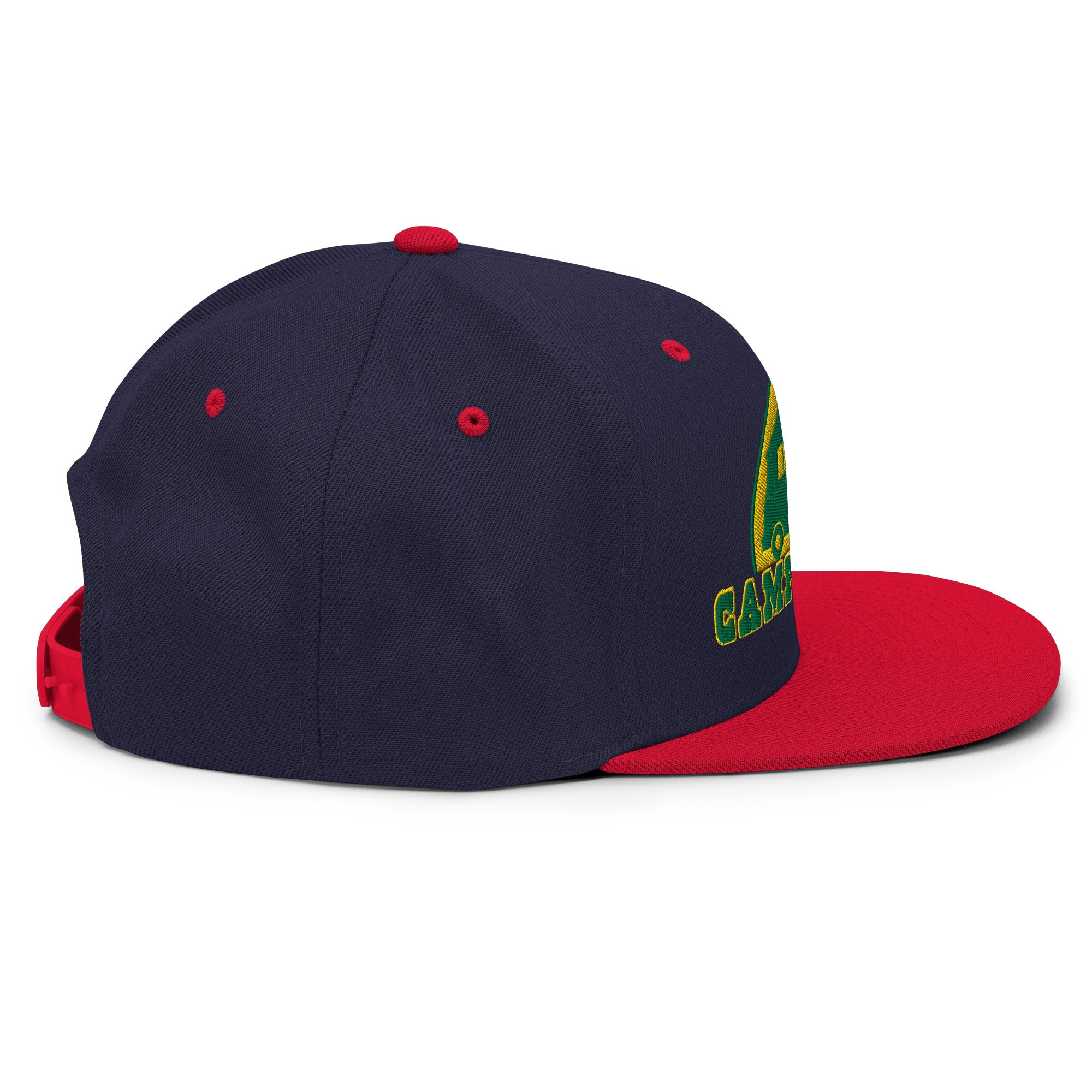 Casquette Snapback Wool Blend bicolore Camperfan green/yellow