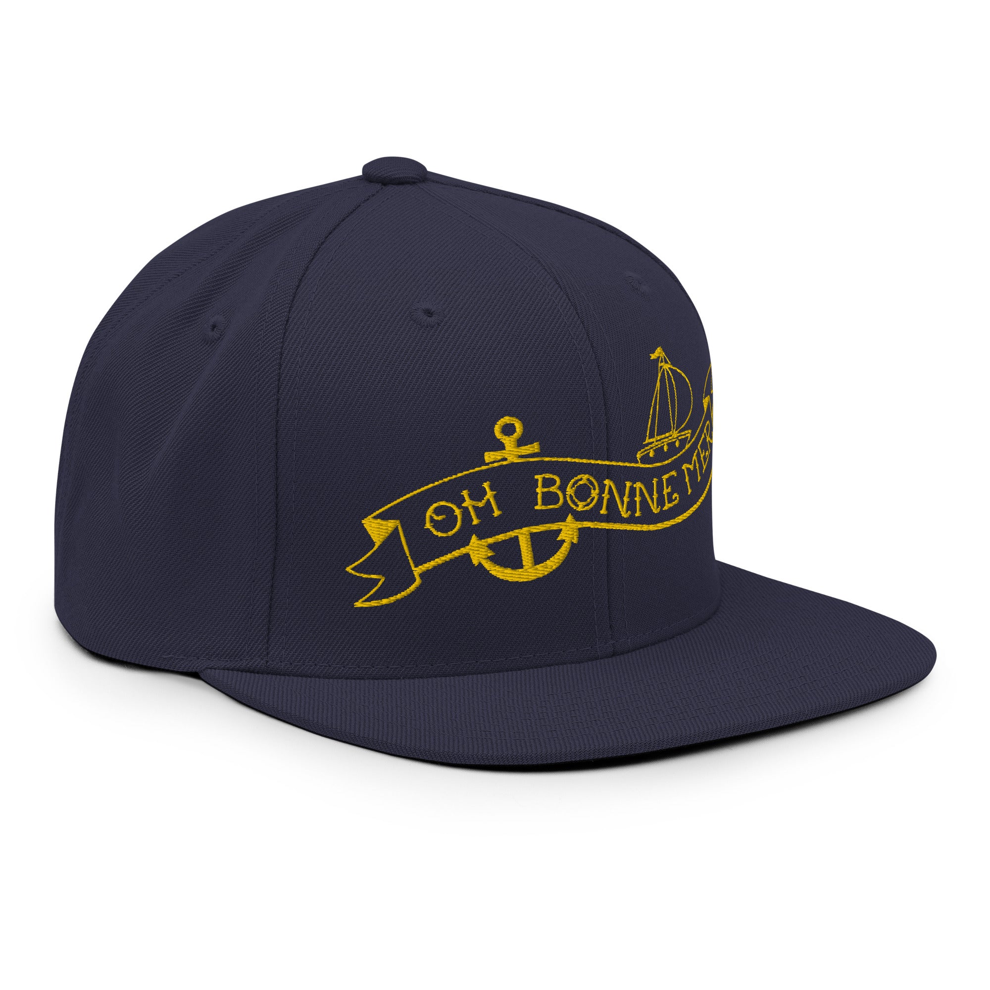Casquette Snapback Wool Blend Oh Bonne Mer Tattoo Gold