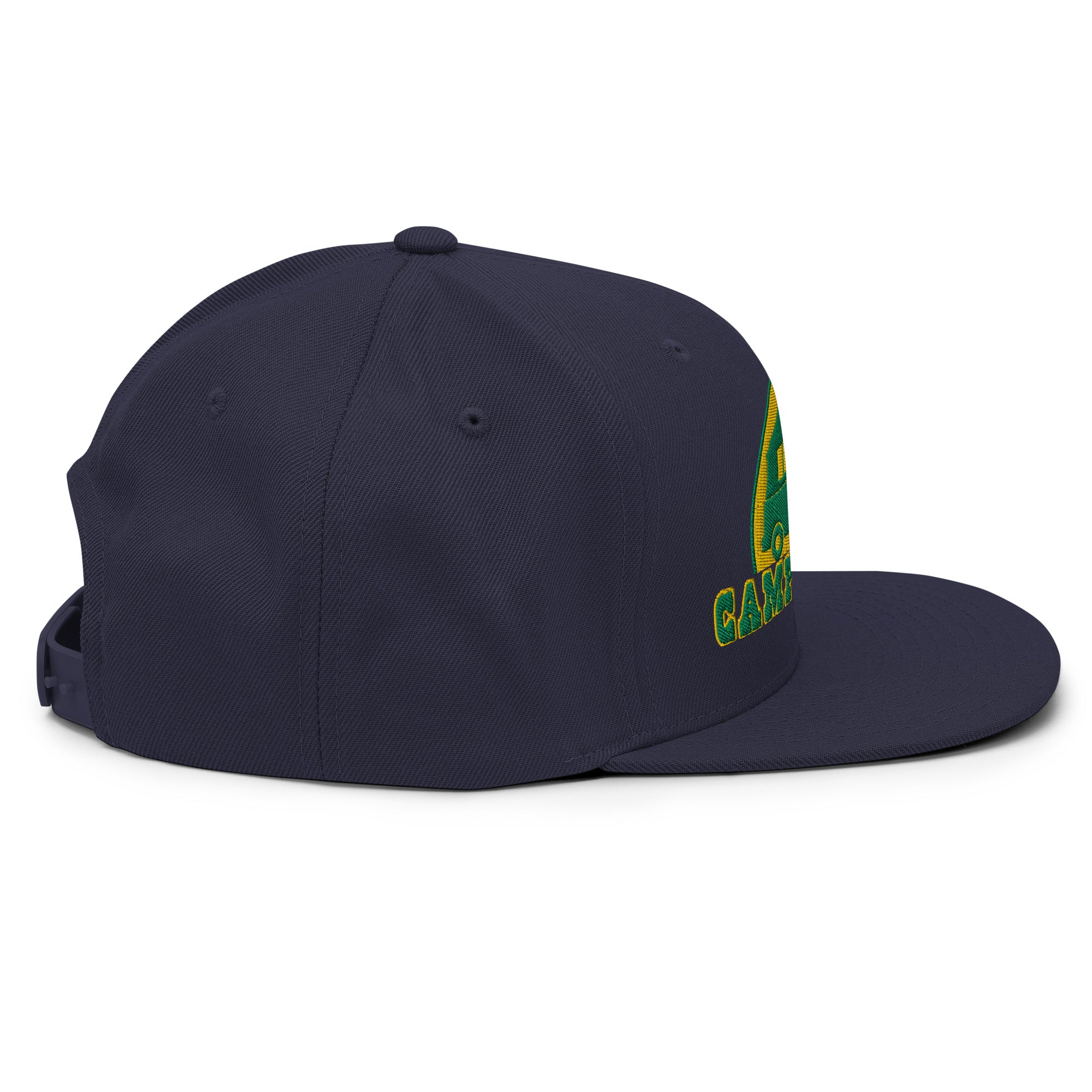 Casquette Snapback Wool Blend Camperfan green/yellow