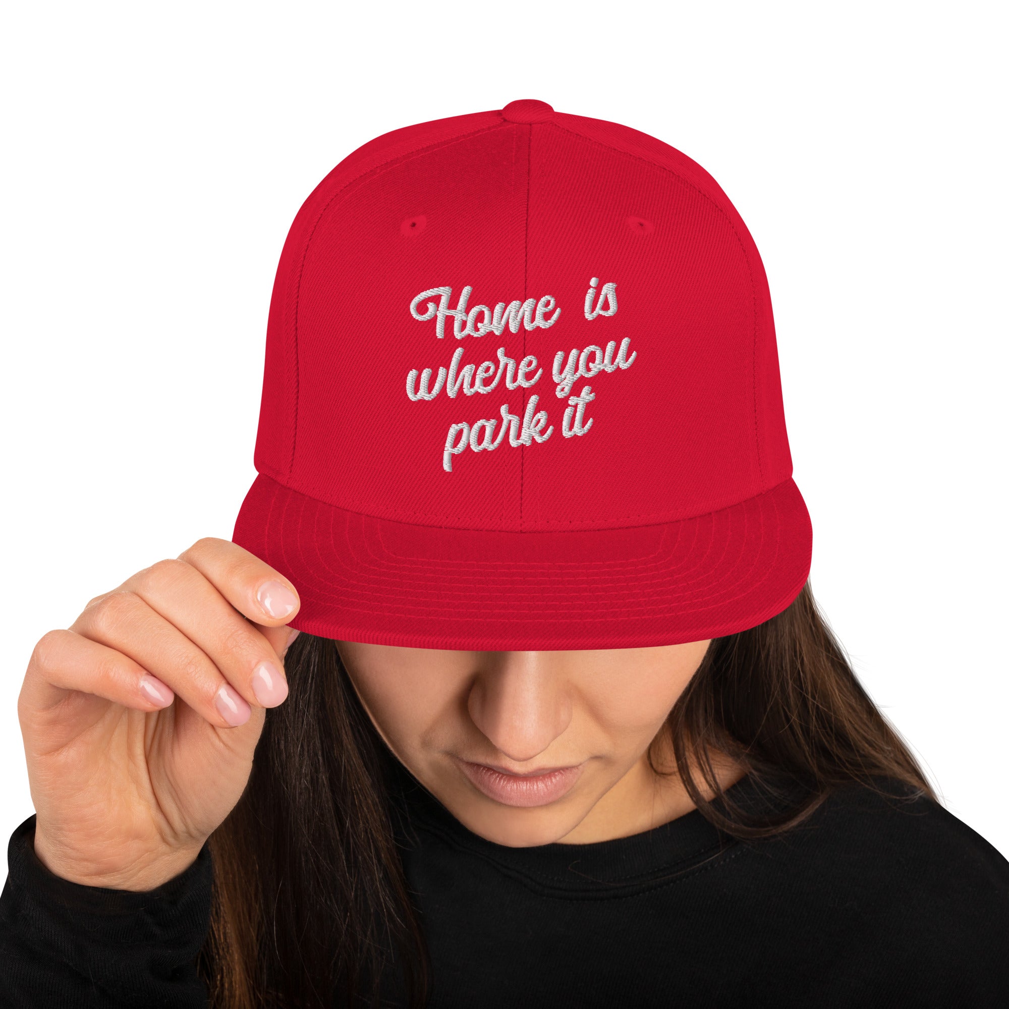 Casquette Snapback Wool Blend Home is where you park it