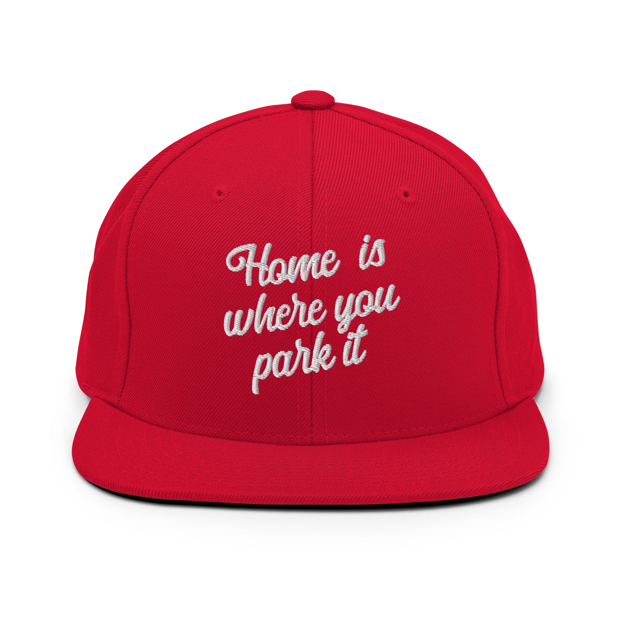 Casquette Snapback Wool Blend Home is where you park it