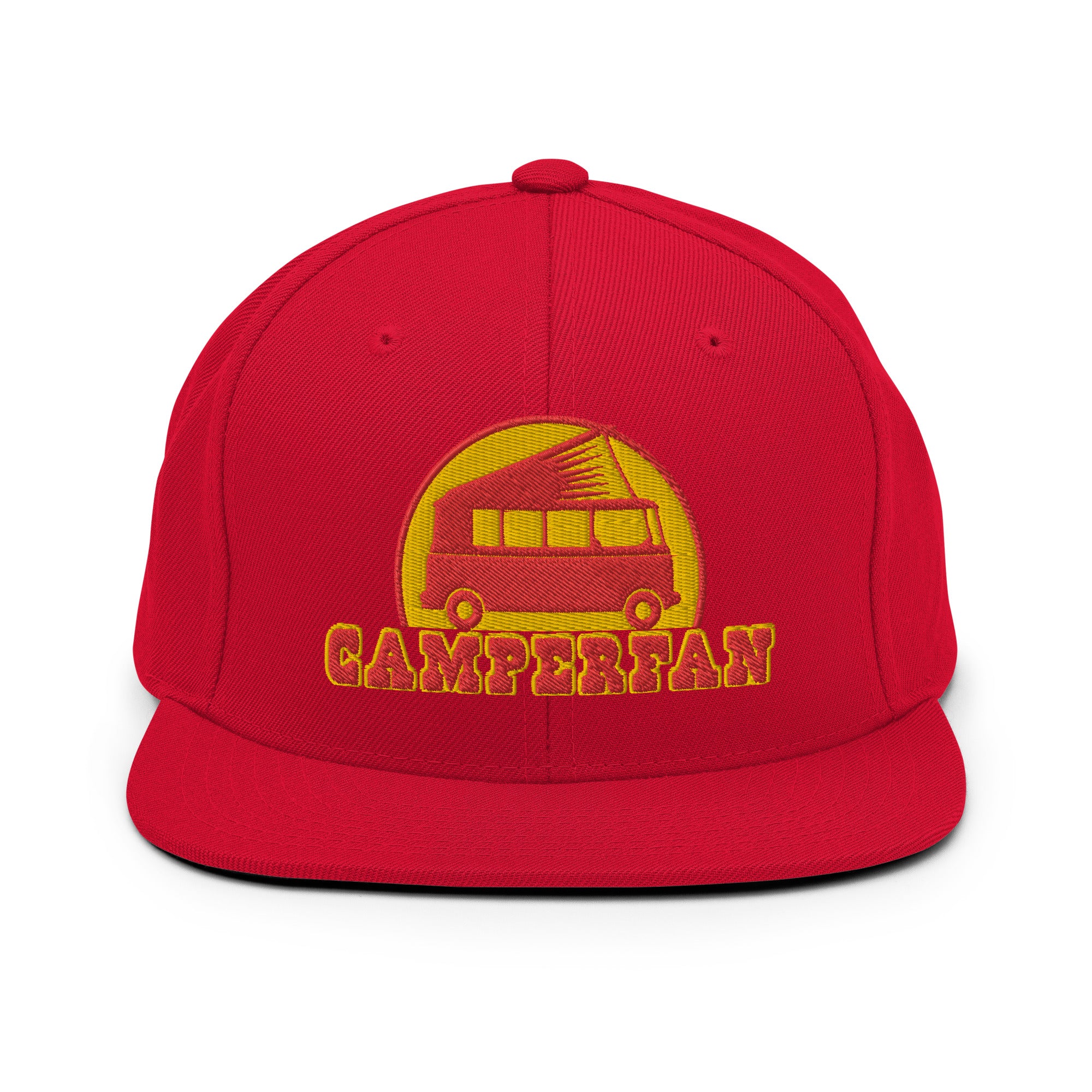 Casquette Snapback Wool Blend Camperfan red/yellow