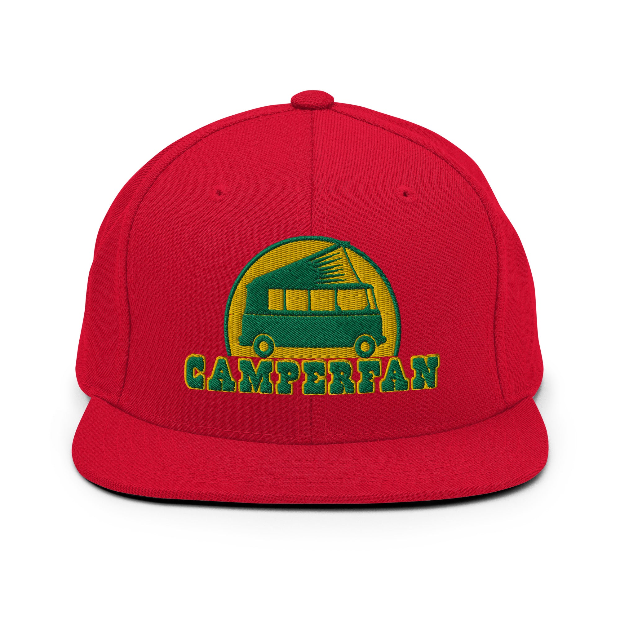 Casquette Snapback Wool Blend Camperfan green/yellow