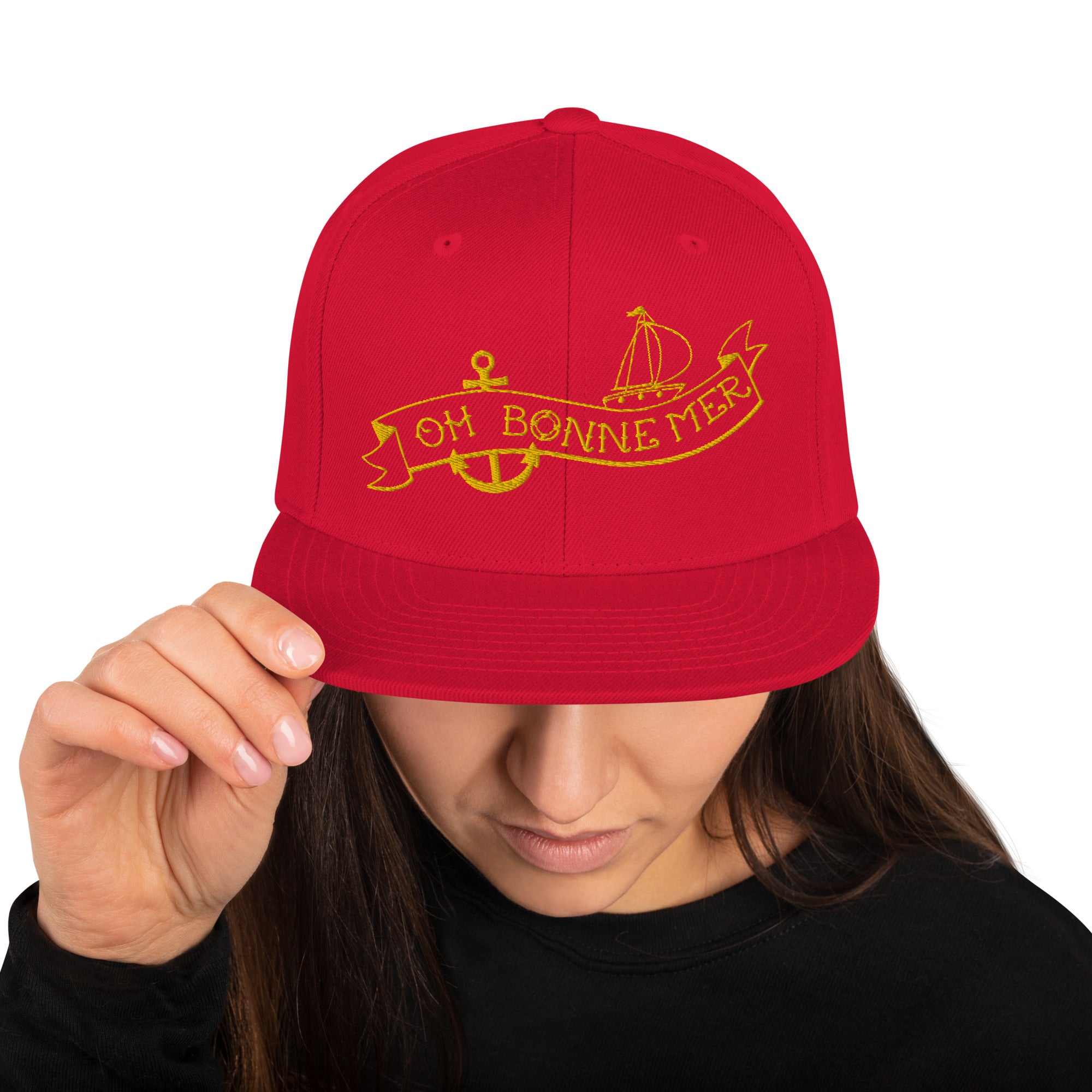 Casquette Snapback Wool Blend Oh Bonne Mer Tattoo Gold
