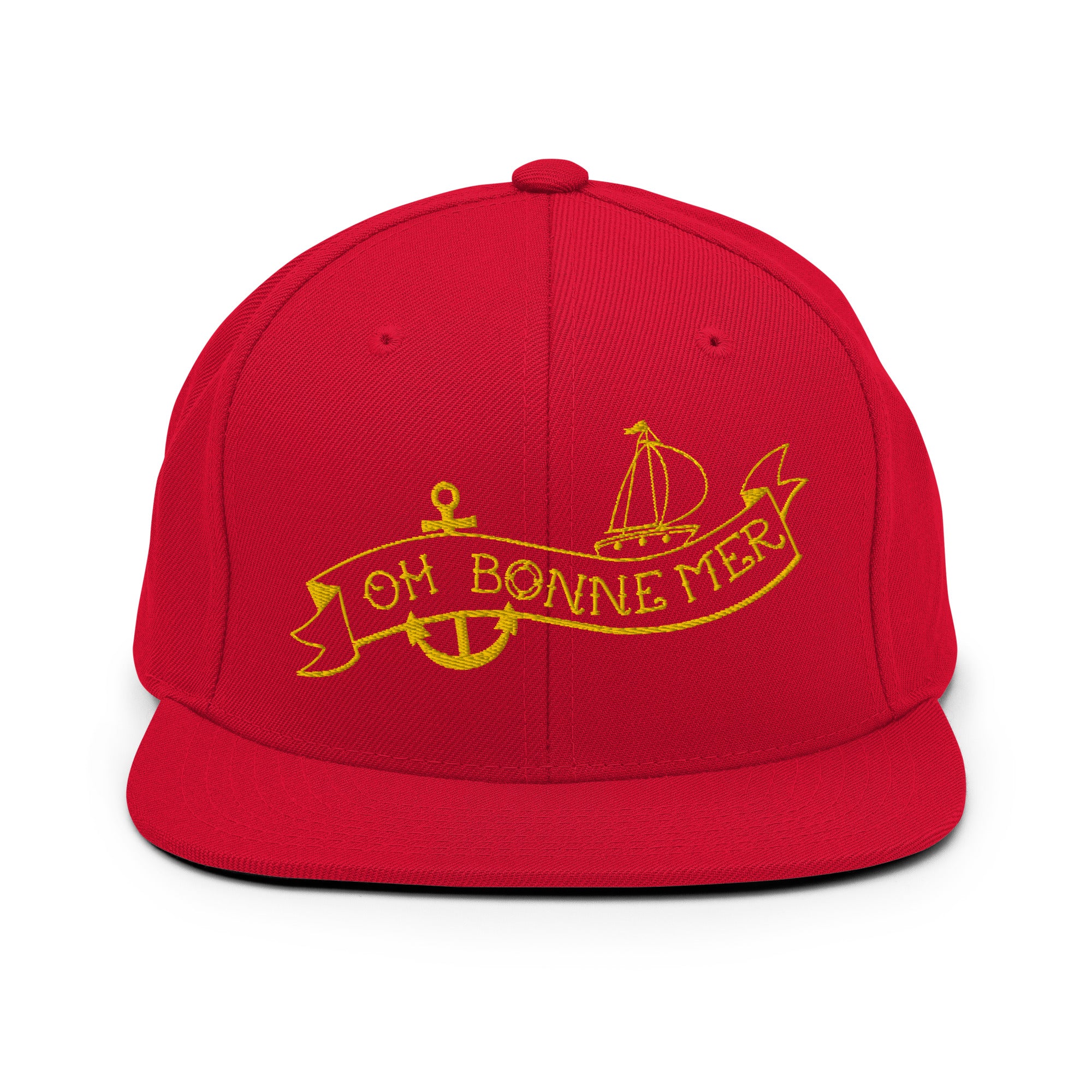 Casquette Snapback Wool Blend Oh Bonne Mer Tattoo Gold
