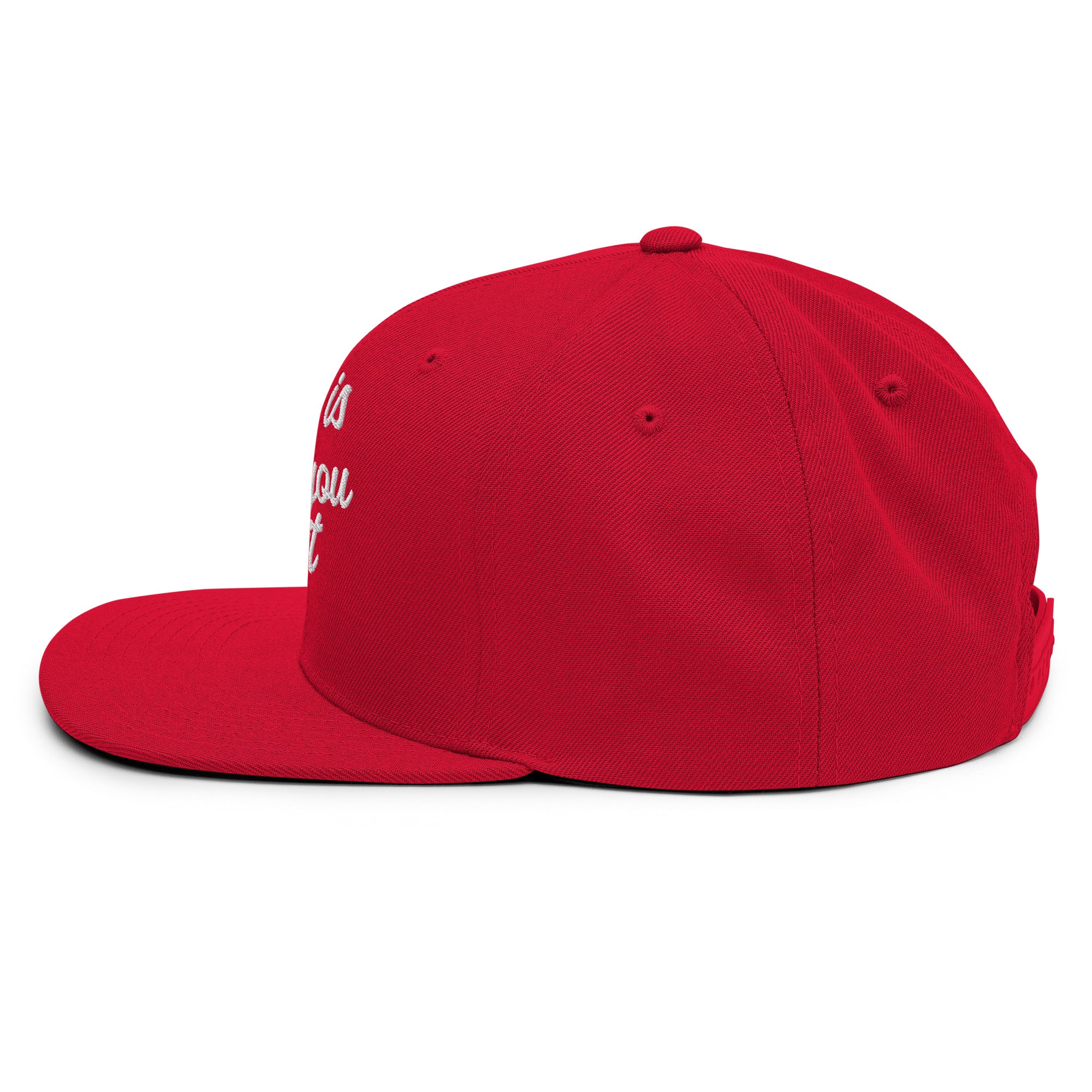 Casquette Snapback Wool Blend Home is where you park it