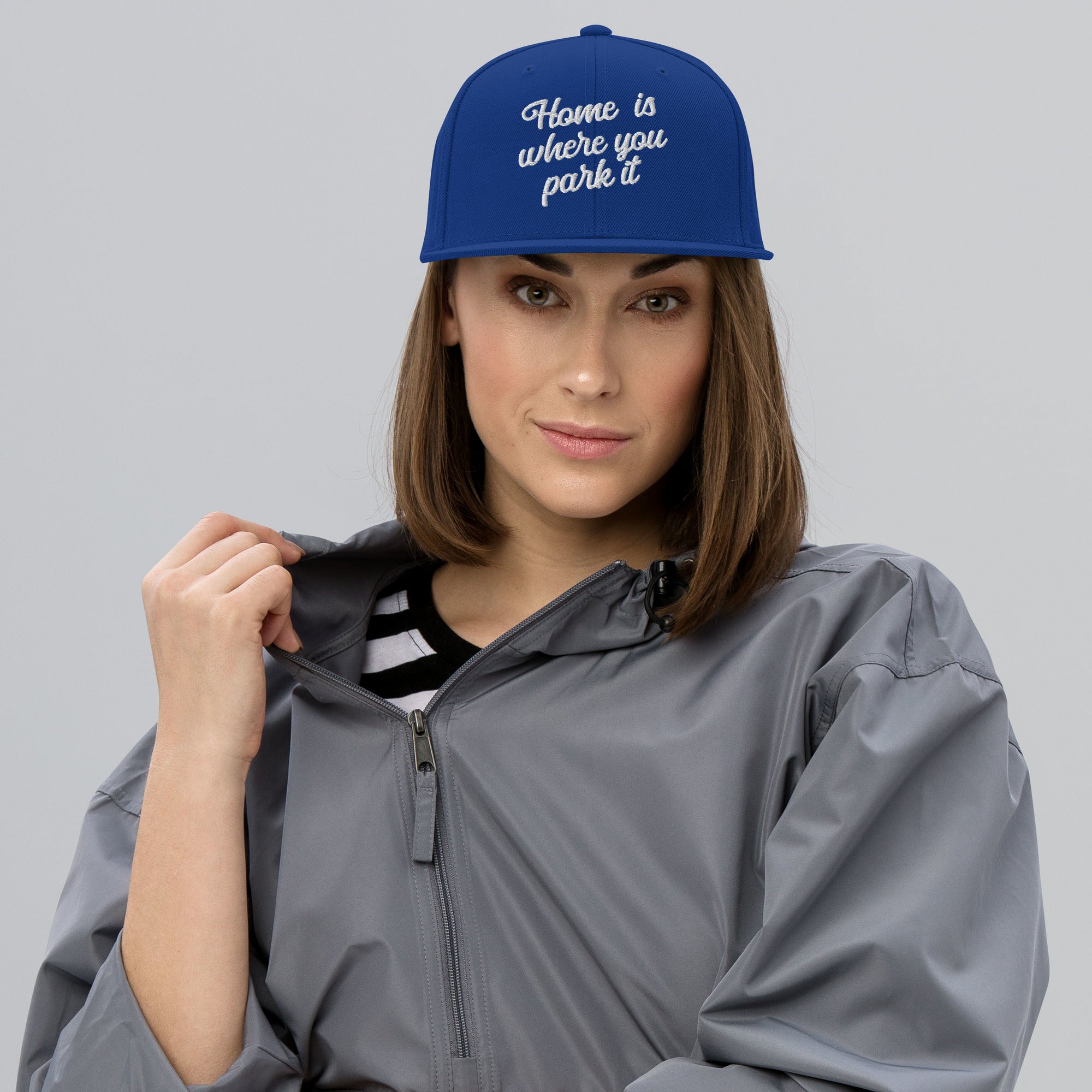 Casquette Snapback Wool Blend Home is where you park it