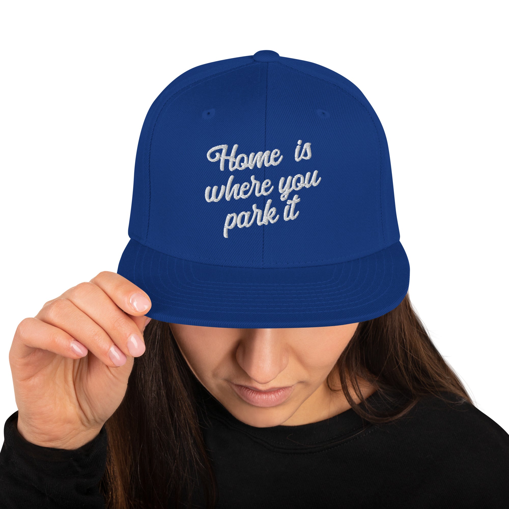 Casquette Snapback Wool Blend Home is where you park it