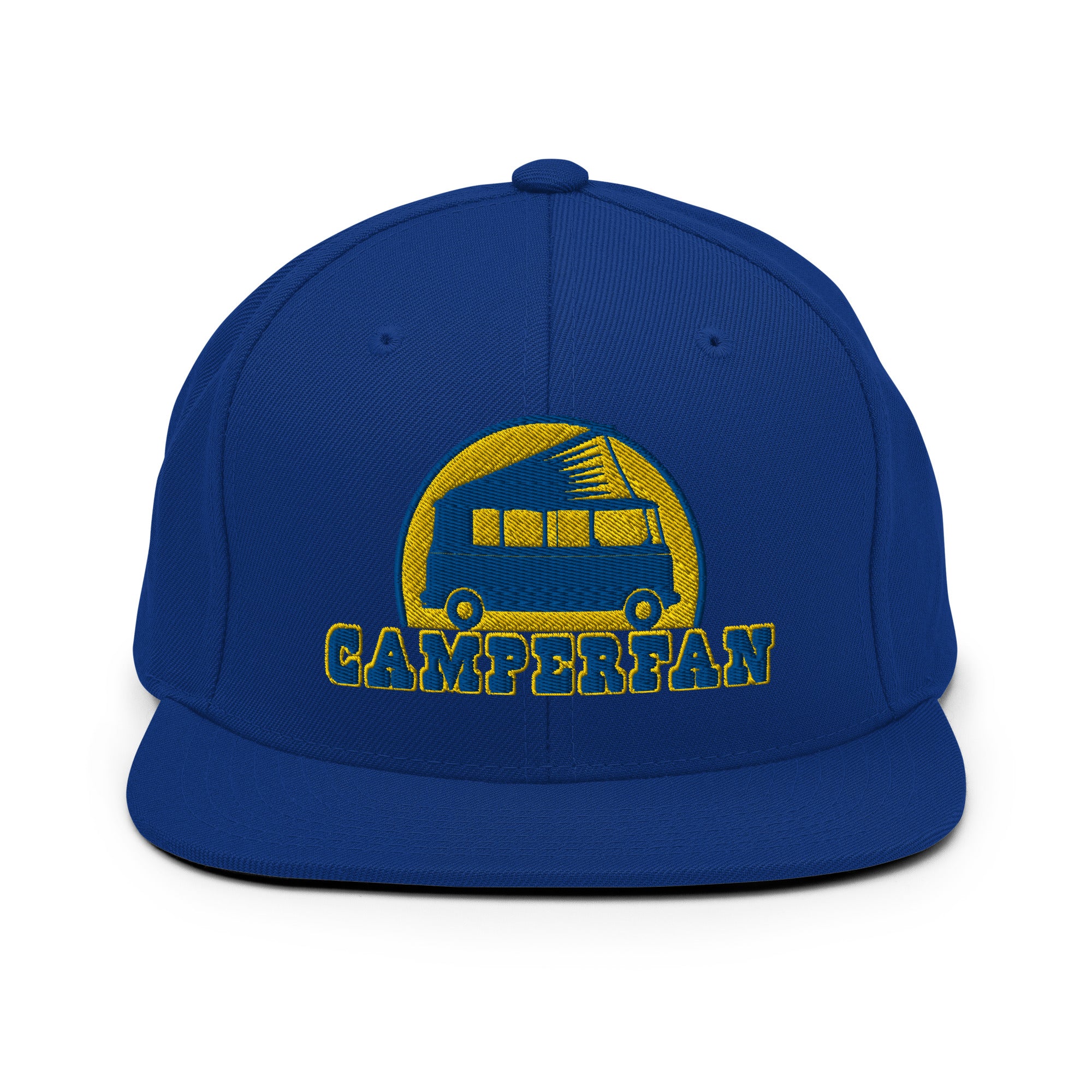 Casquette Snapback Wool Blend Camperfan blue/yellow