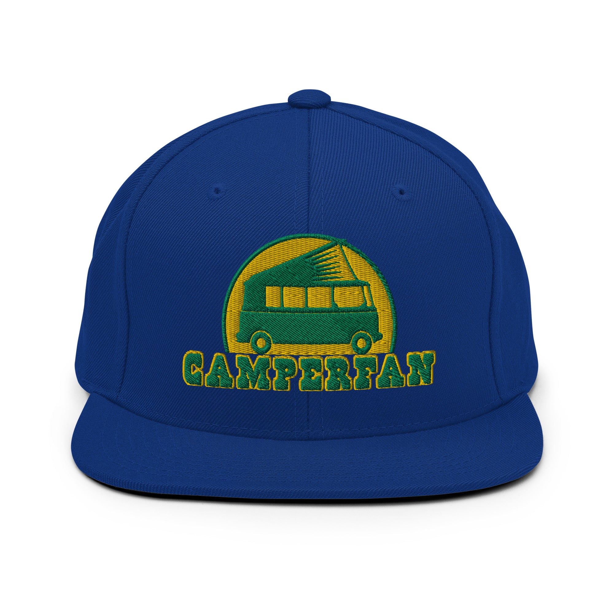 Casquette Snapback Wool Blend Camperfan green/yellow