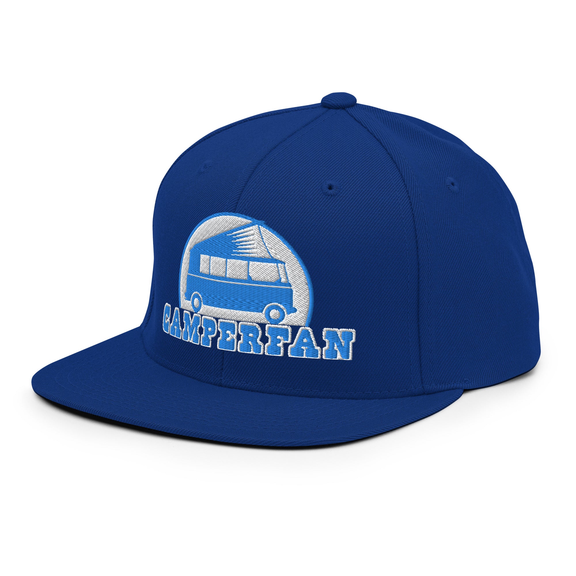 Casquette Snapback Wool Blend bicolore Camperfan blue/white