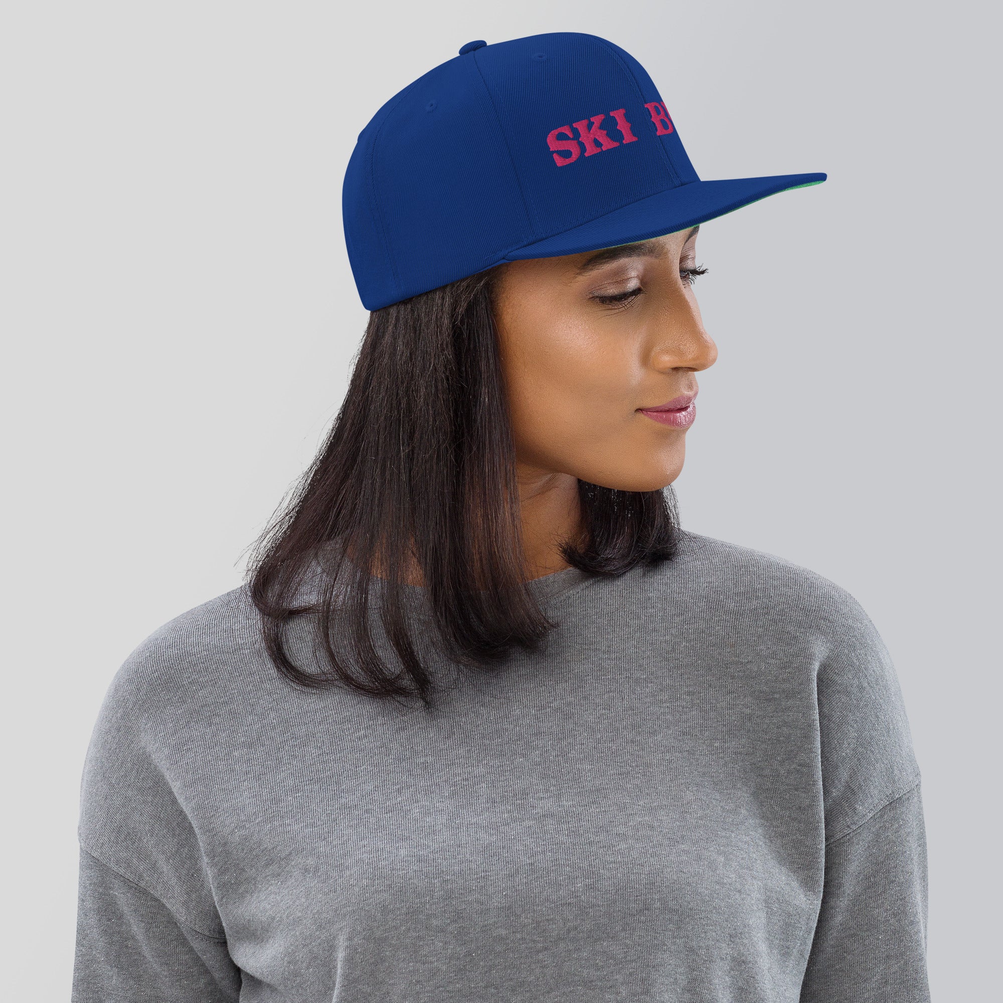 Casquette Snapback Wool Blend Ski Bum Flamingo