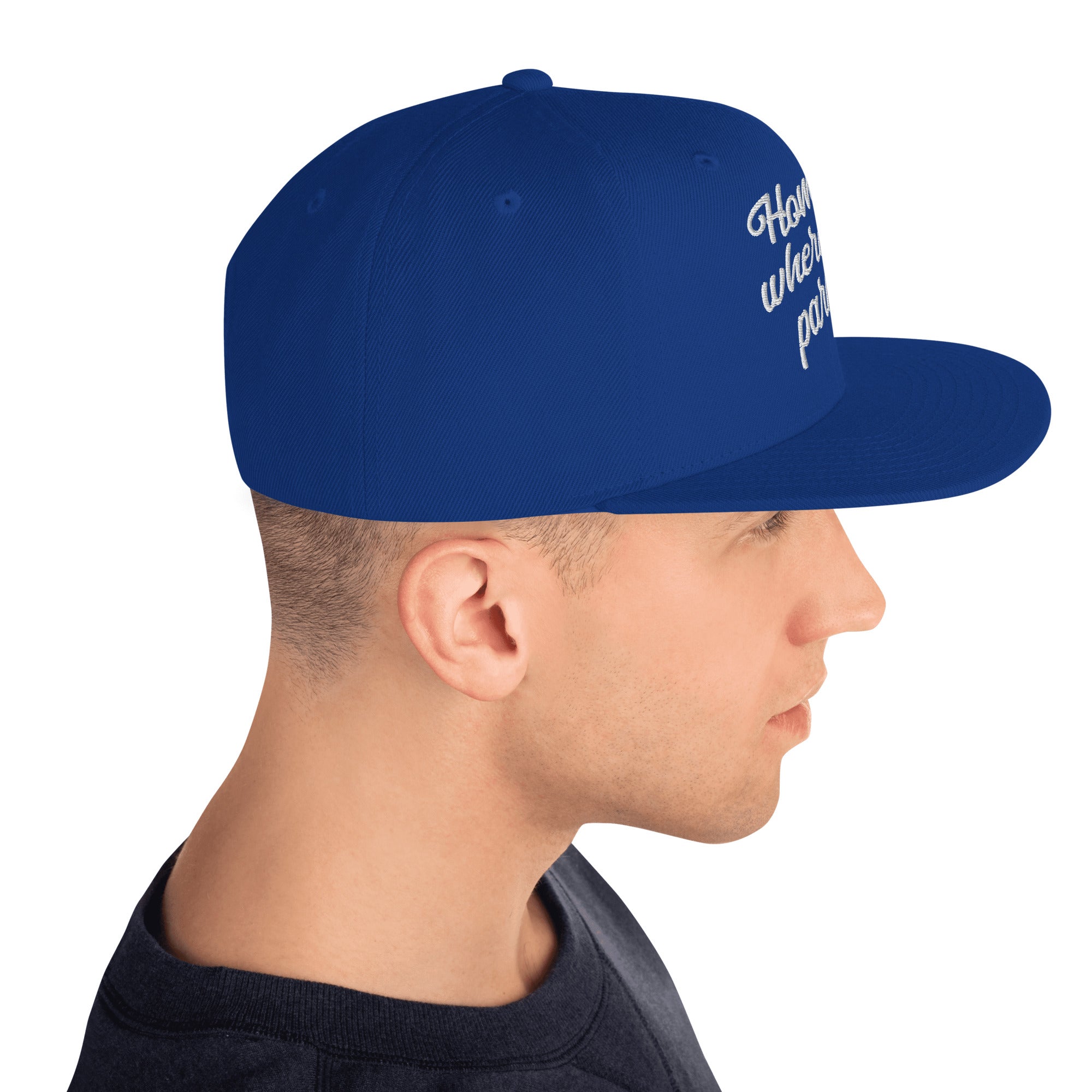 Casquette Snapback Wool Blend Home is where you park it