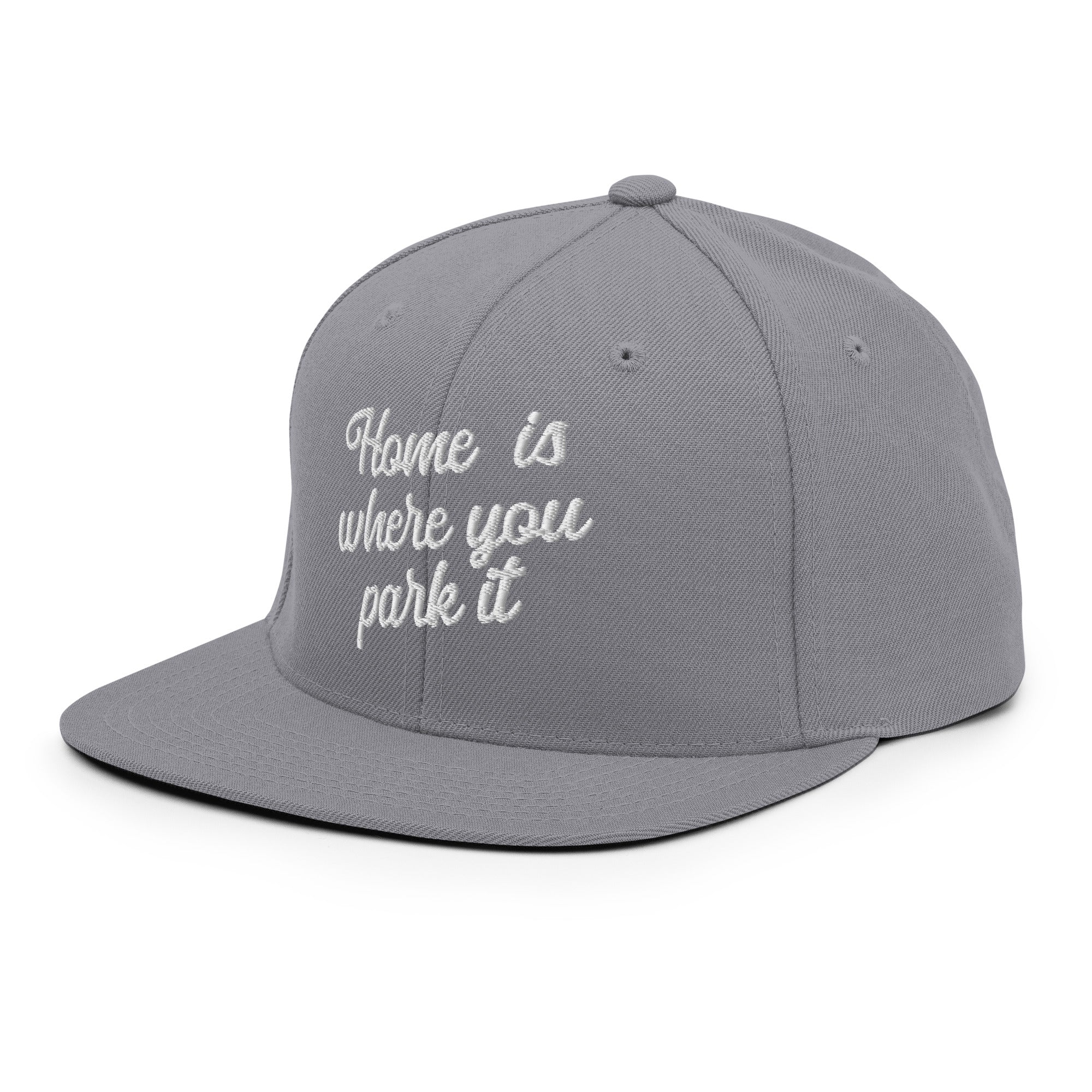 Casquette Snapback Wool Blend Home is where you park it