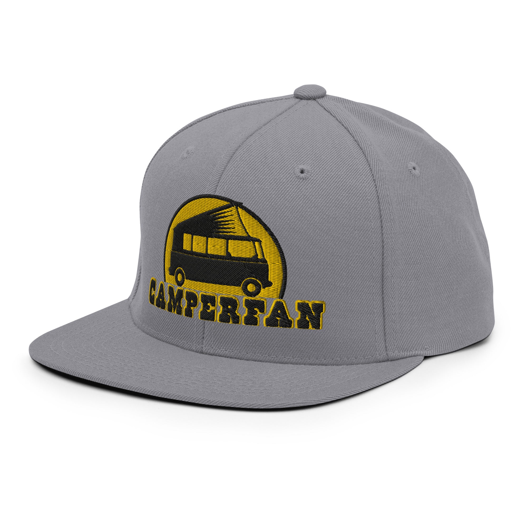 Casquette Snapback Wool Blend Camperfan black/yellow