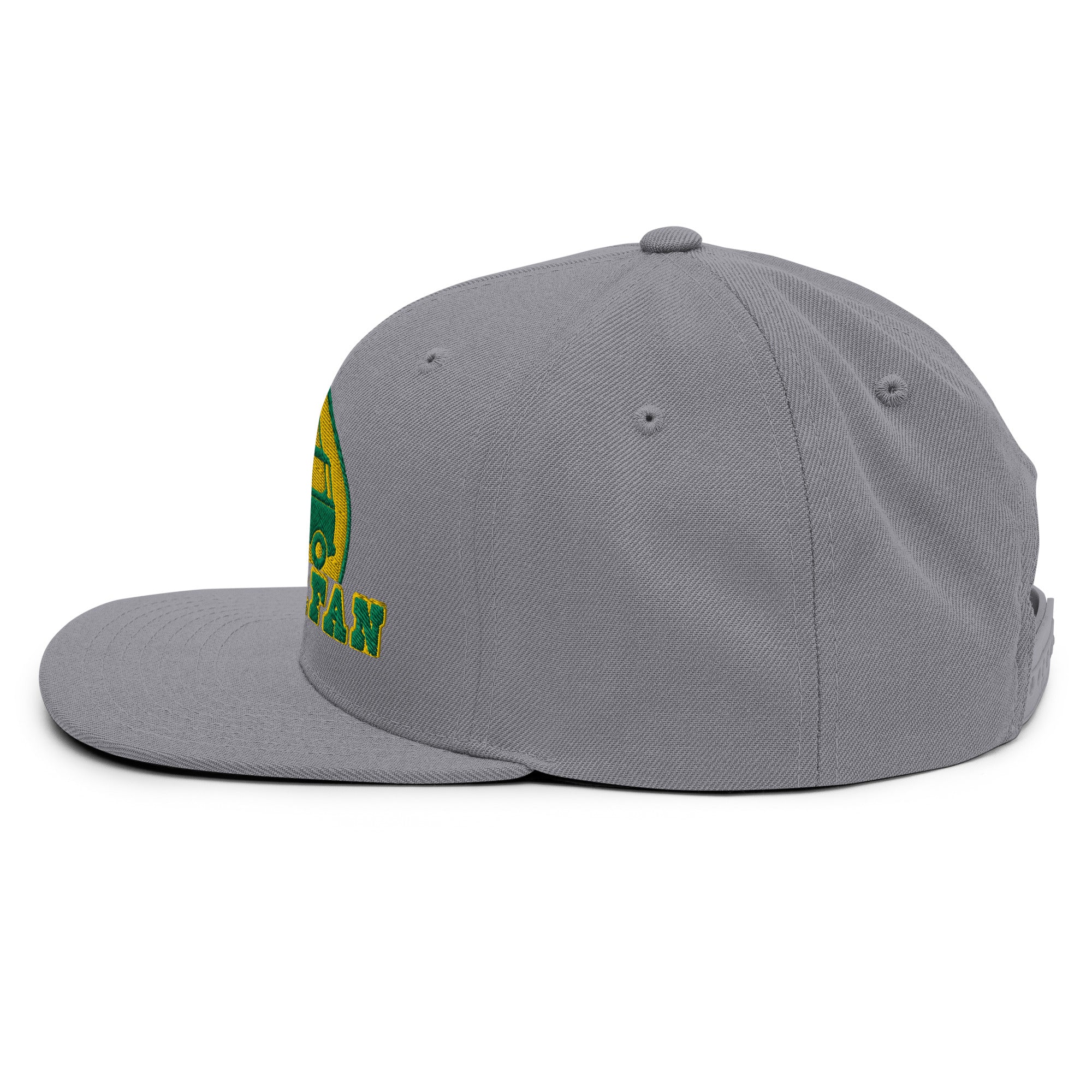 Casquette Snapback Wool Blend Camperfan green/yellow