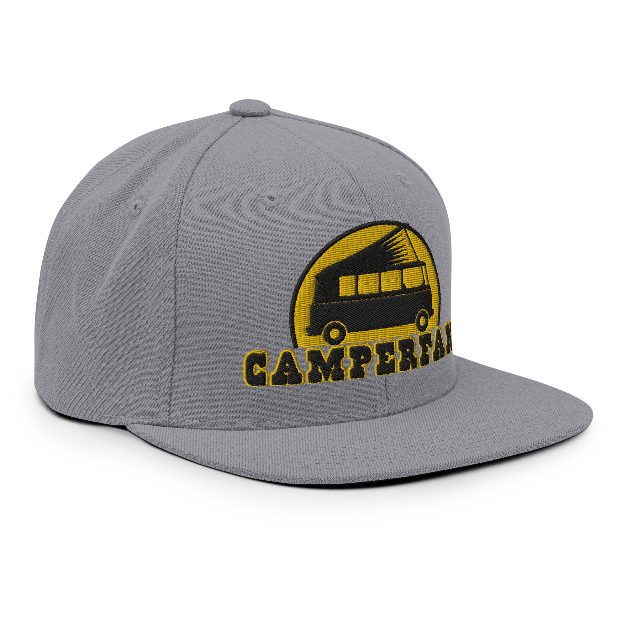 Casquette Snapback Wool Blend Camperfan black/yellow